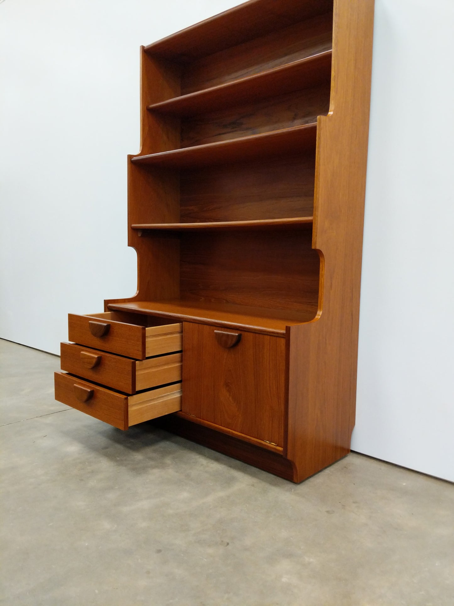 Vintage Mid Century Modern Teak Sideboard by Stonehill
