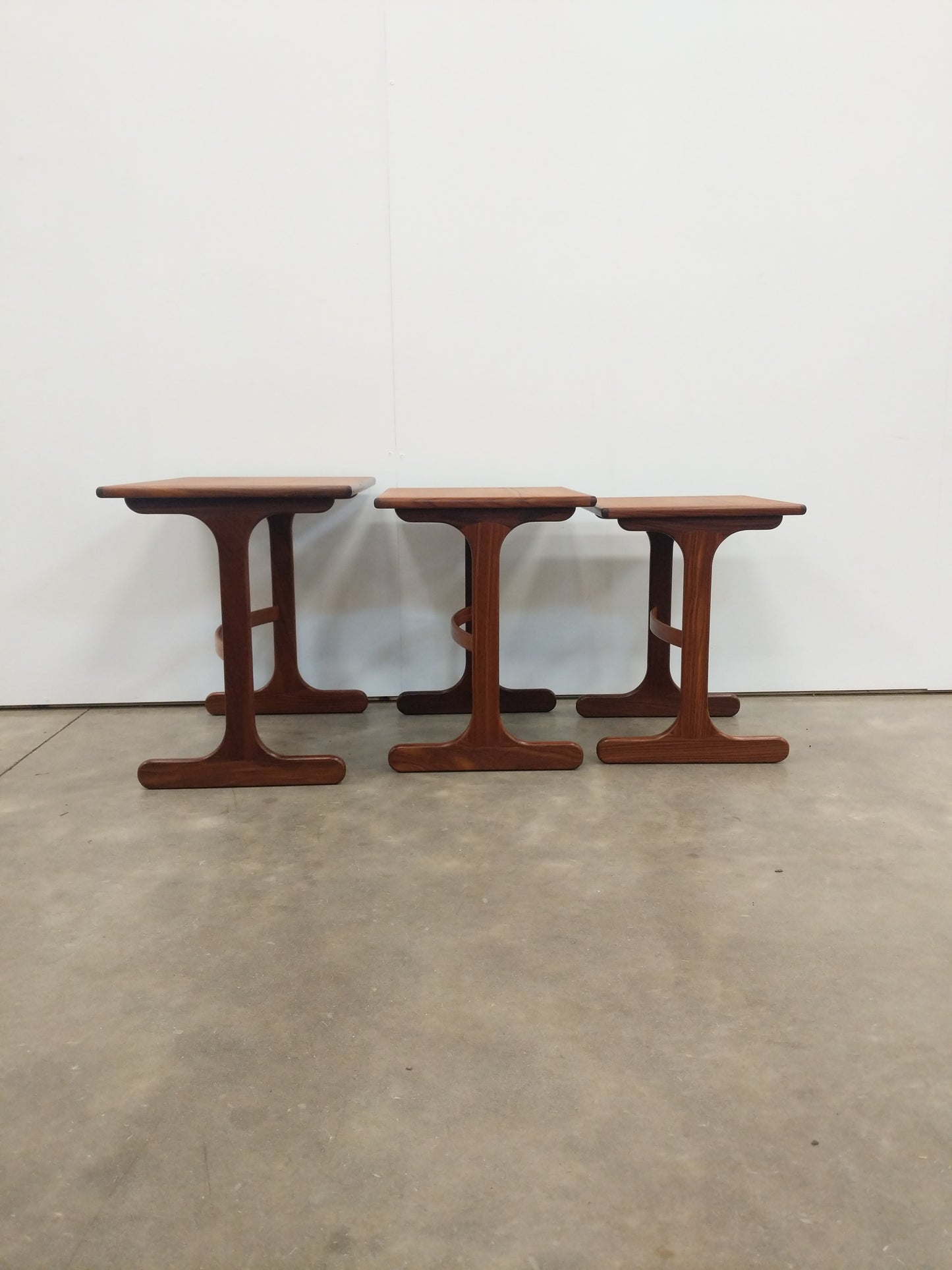 Set of Vintage Mid Century Modern Teak Nesting Tables by G Plan