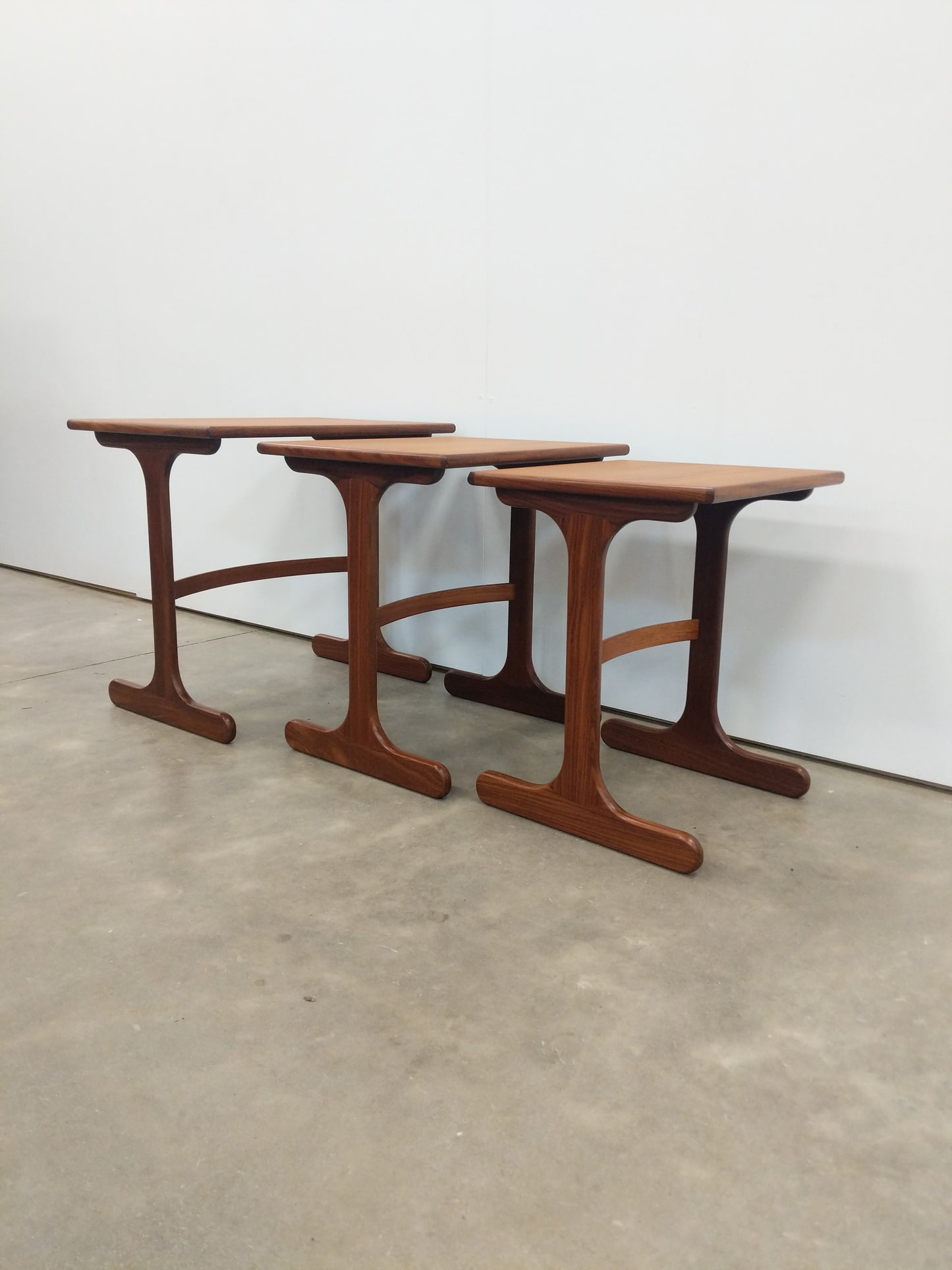 Set of Vintage Mid Century Modern Teak Nesting Tables by G Plan