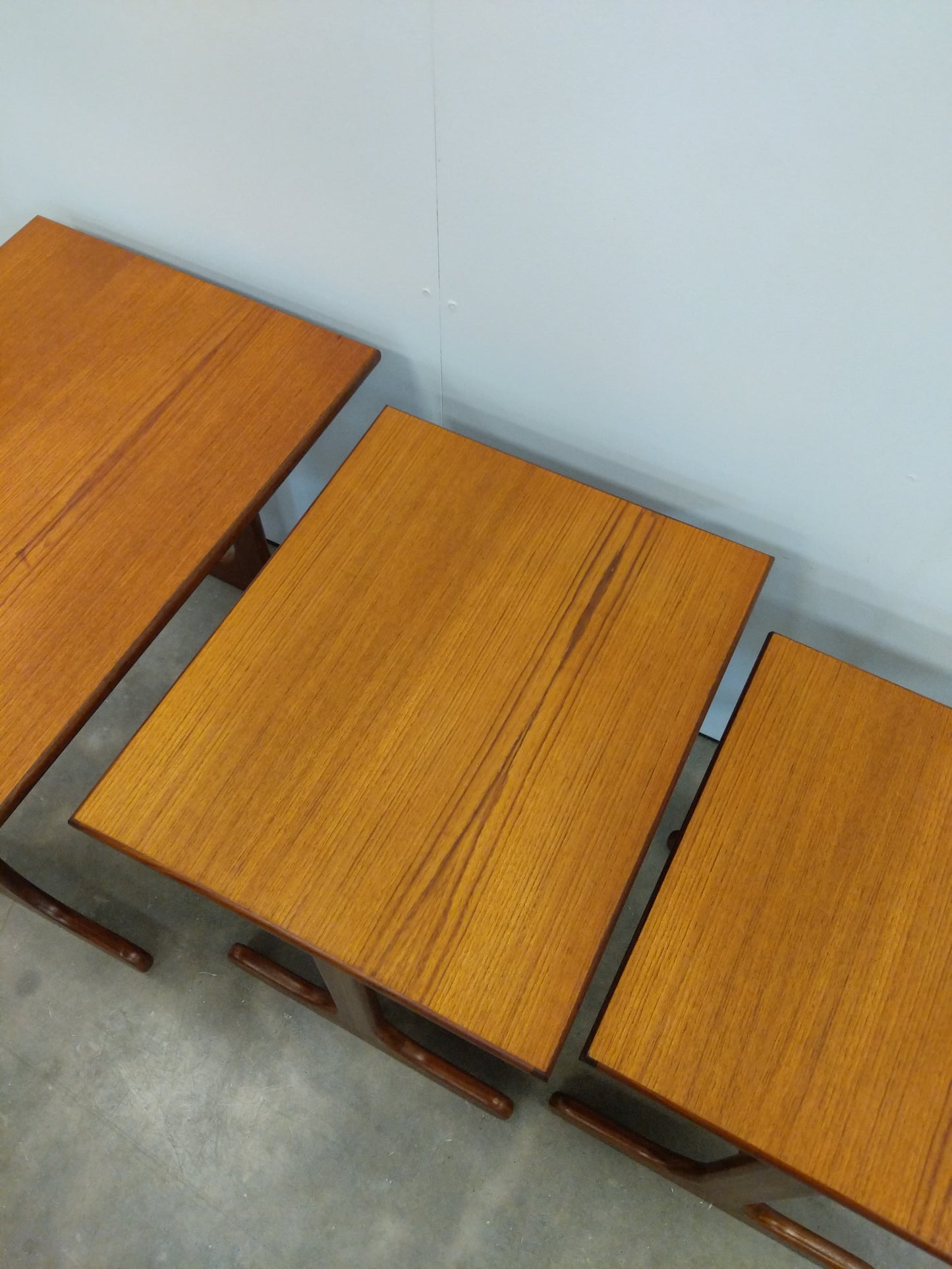 Set of Vintage Mid Century Modern Teak Nesting Tables by G Plan