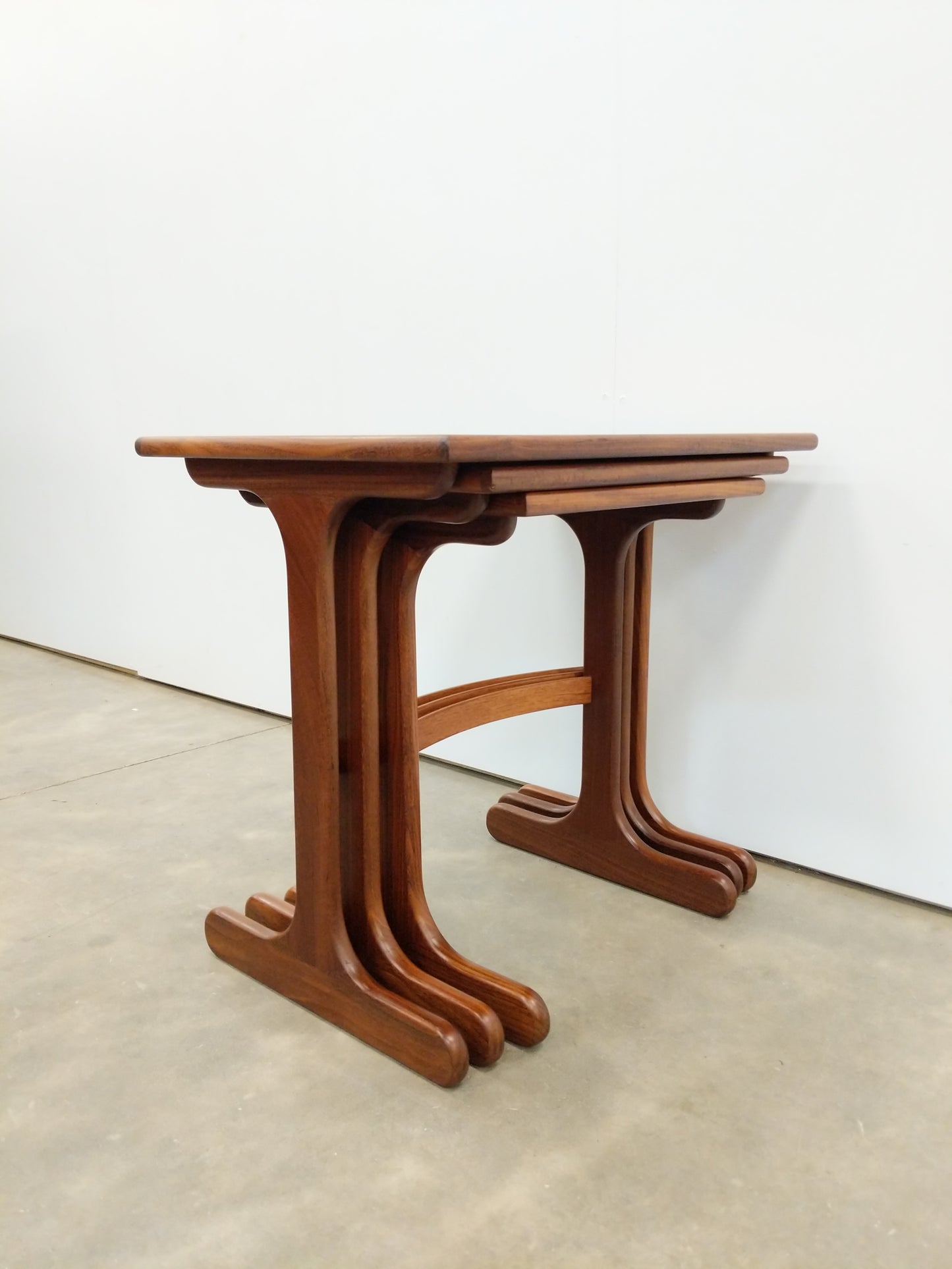 Set of Vintage Mid Century Modern Teak Nesting Tables by G Plan