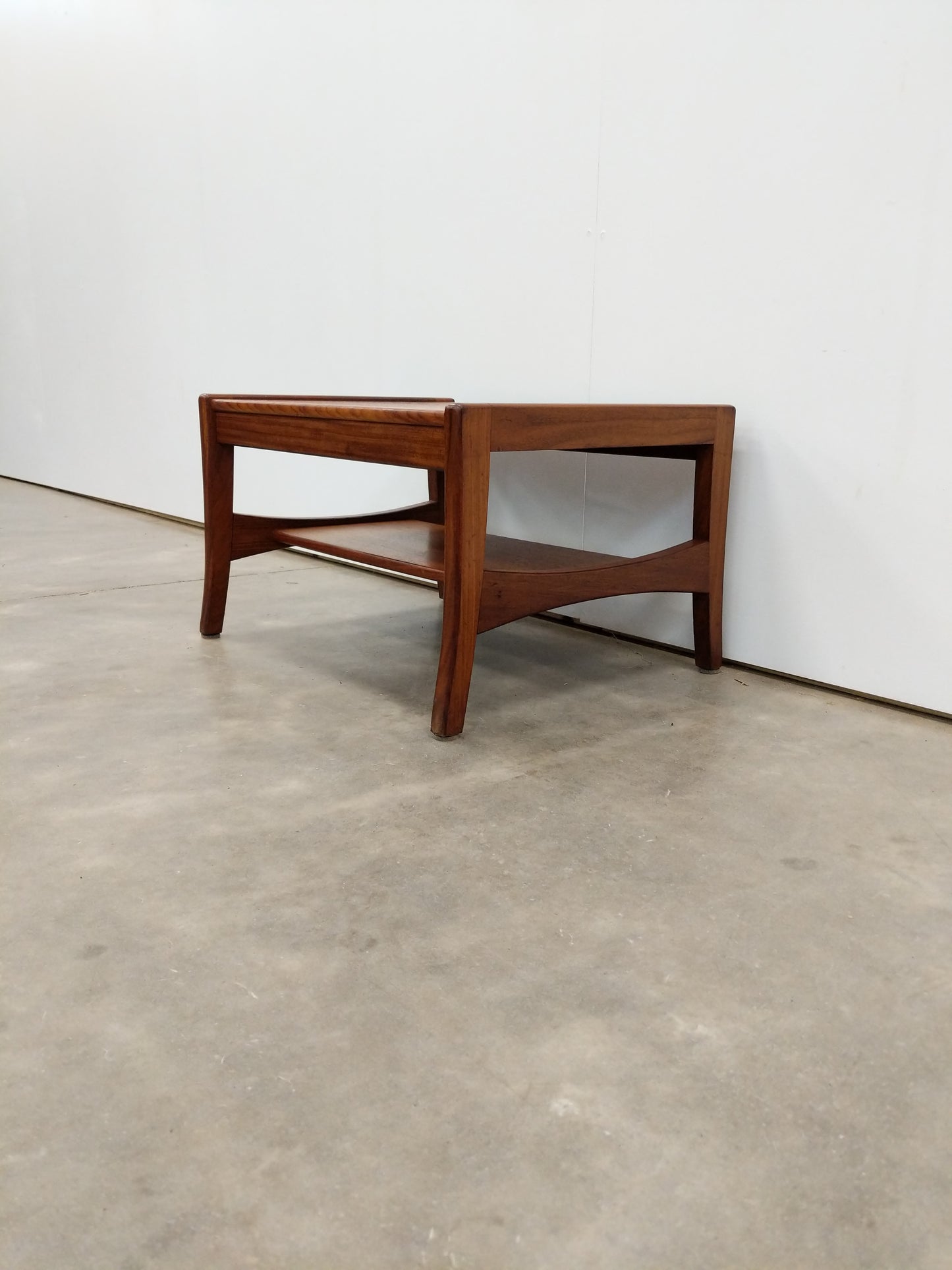 Vintage Mid Century Modern Teak Side Table / Small Coffee Table
