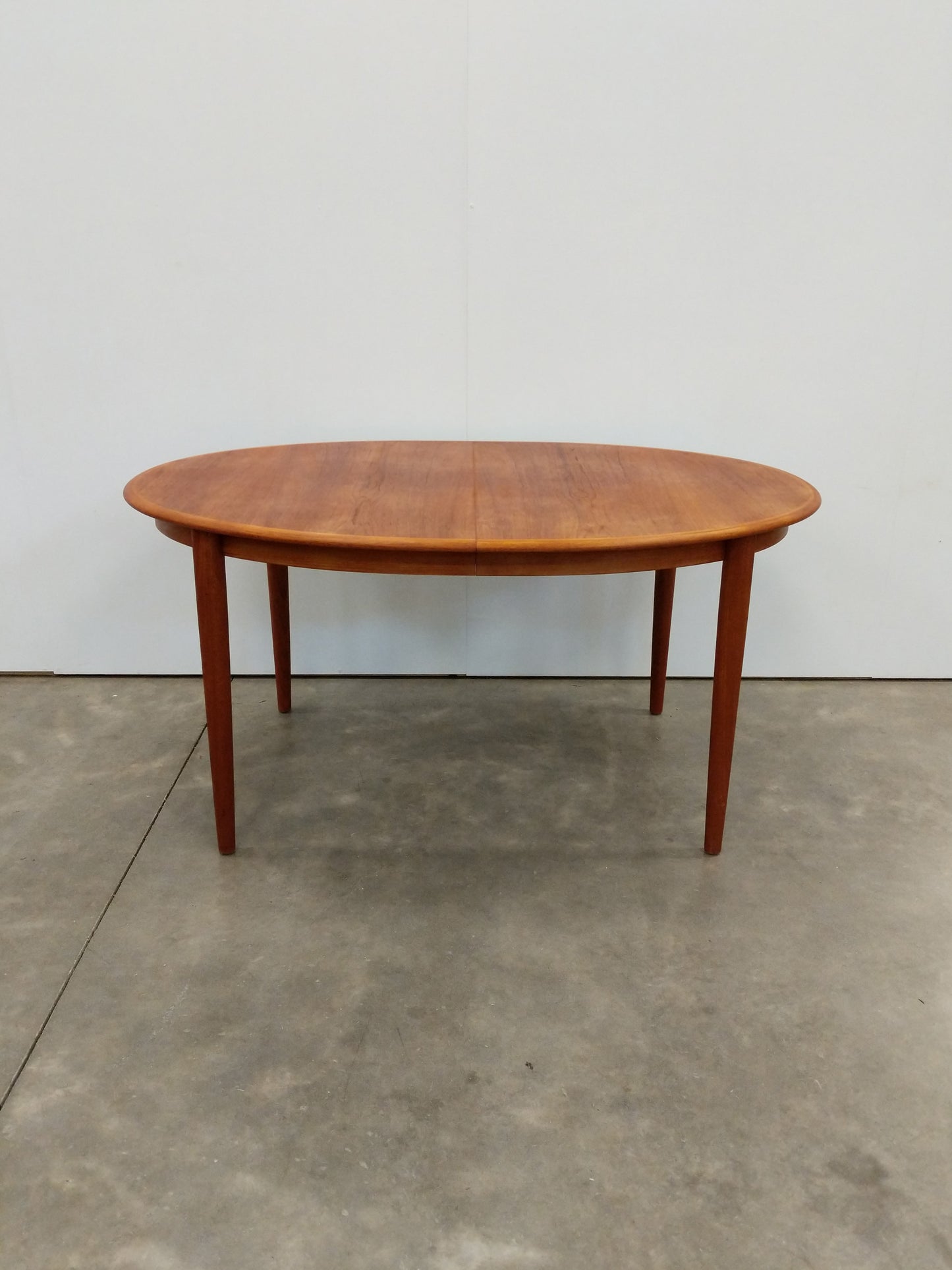 Vintage Mid Century Modern Teak Extendable Dining Table