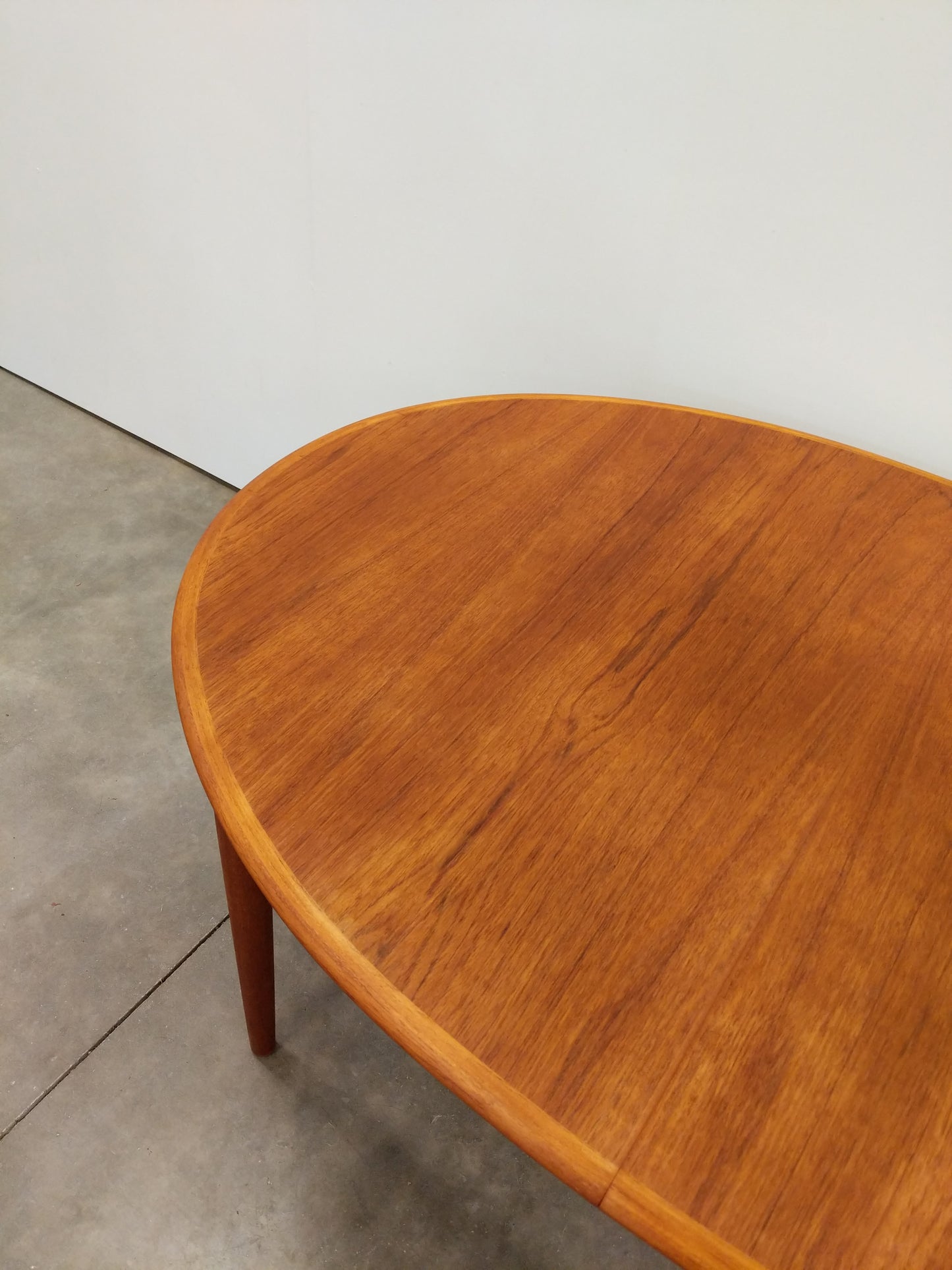 Vintage Mid Century Modern Teak Extendable Dining Table