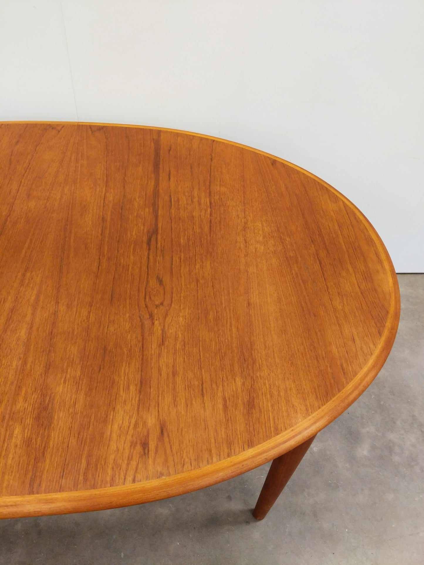 Vintage Mid Century Modern Teak Extendable Dining Table