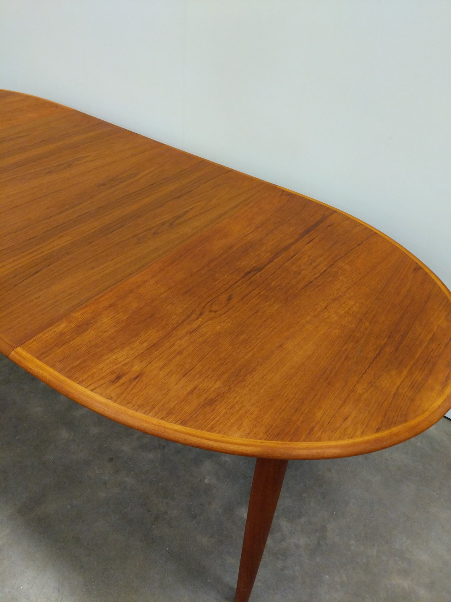 Vintage Mid Century Modern Teak Extendable Dining Table