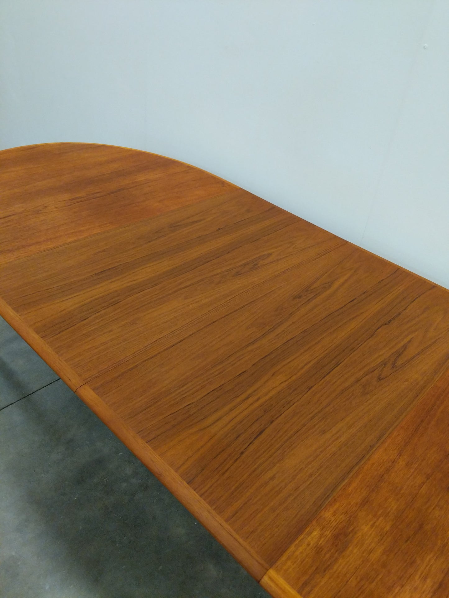 Vintage Mid Century Modern Teak Extendable Dining Table