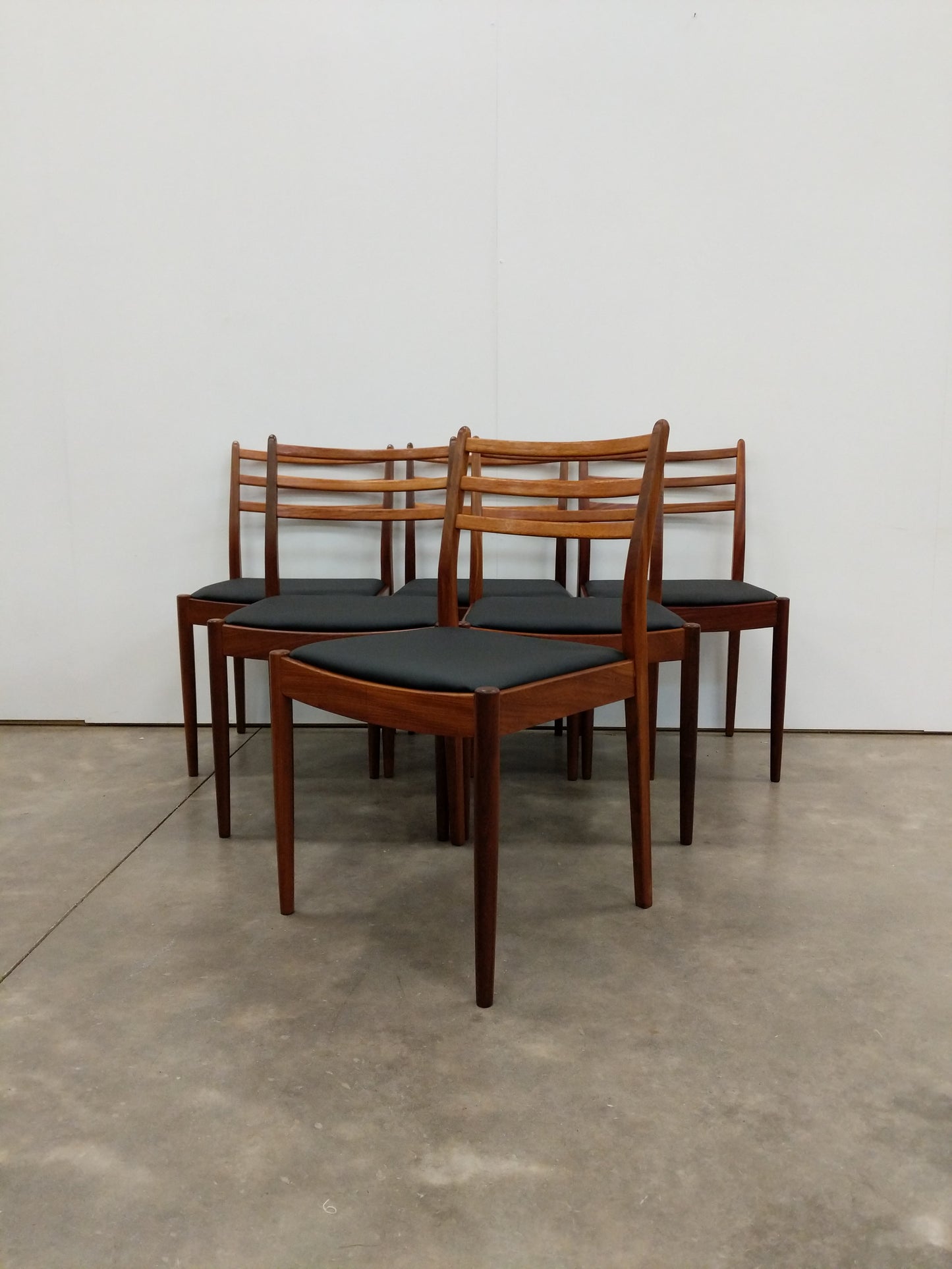 Set of 6 Vintage Mid Century Modern Dining Chairs by G Plan