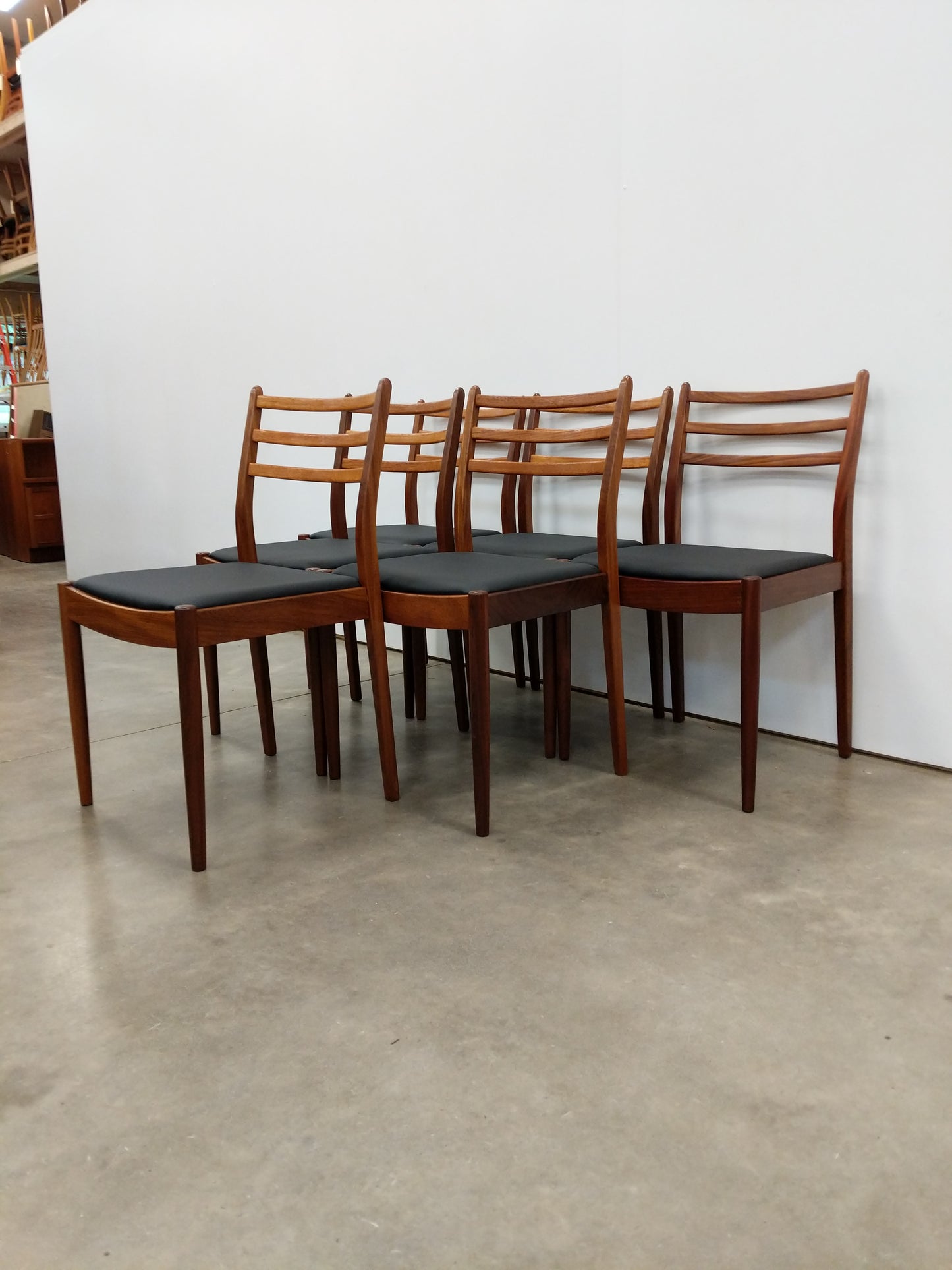 Set of 6 Vintage Mid Century Modern Dining Chairs by G Plan