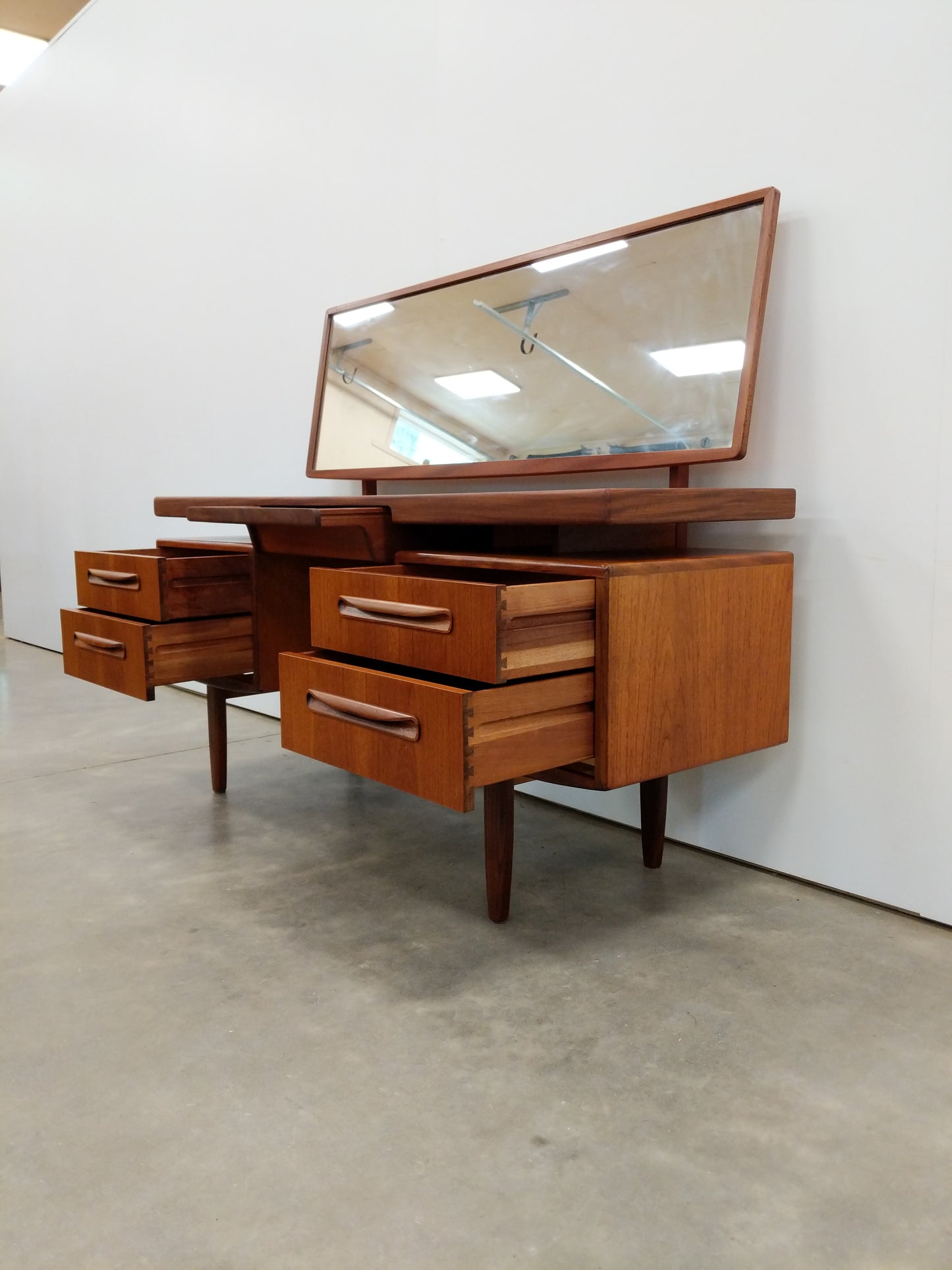 Vintage Mid Century Modern Teak Dressing Table / Desk by G Plan