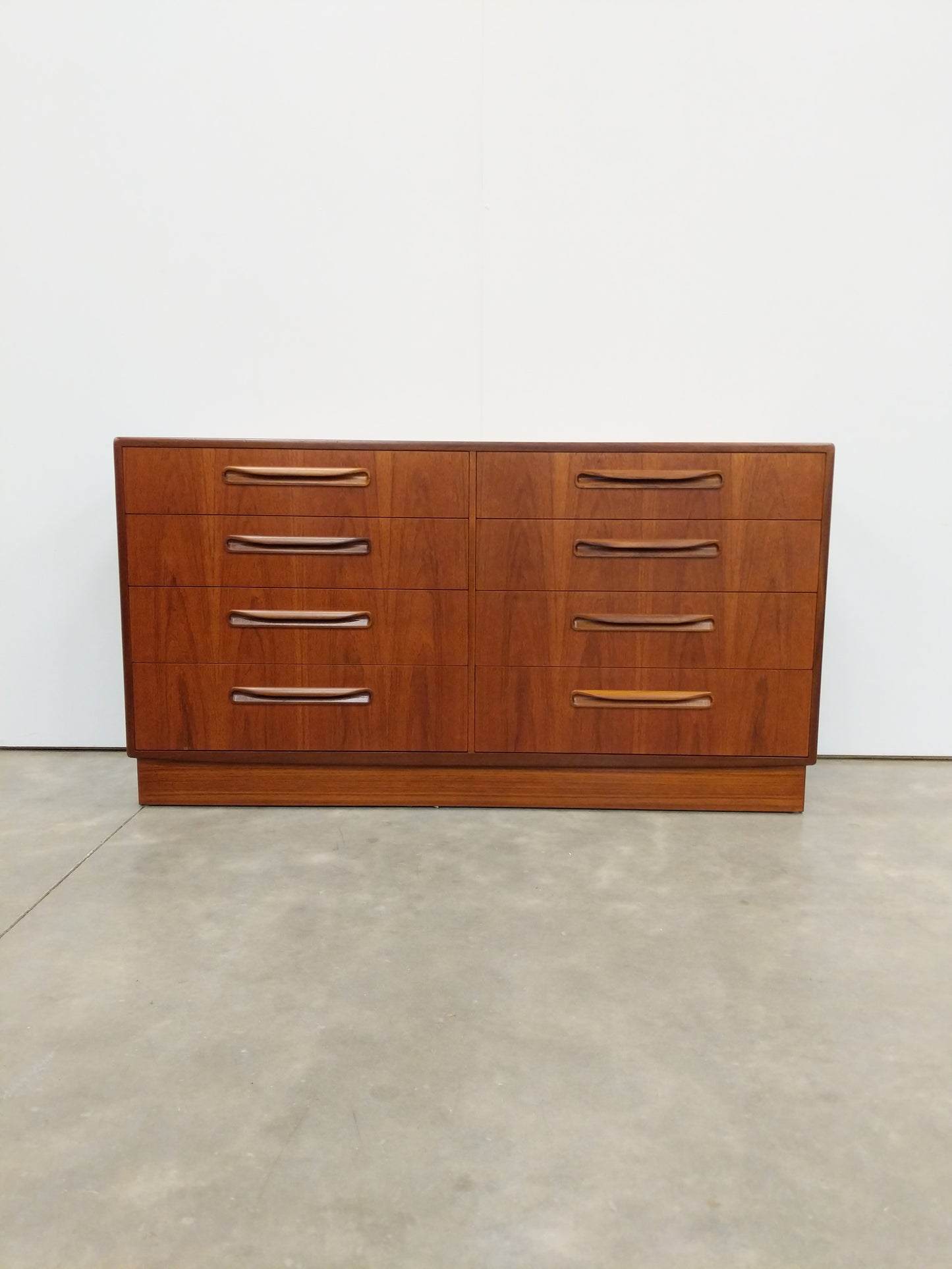 Vintage Mid Century Modern Teak Dresser by G Plan