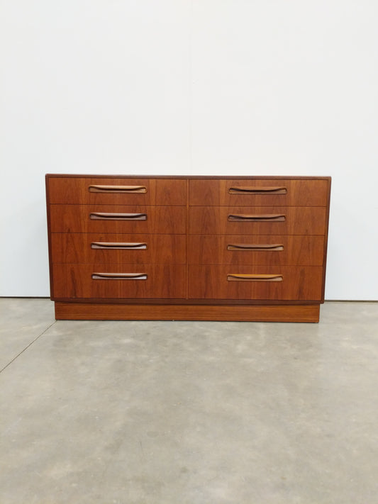 Vintage Mid Century Modern Teak Dresser by G Plan