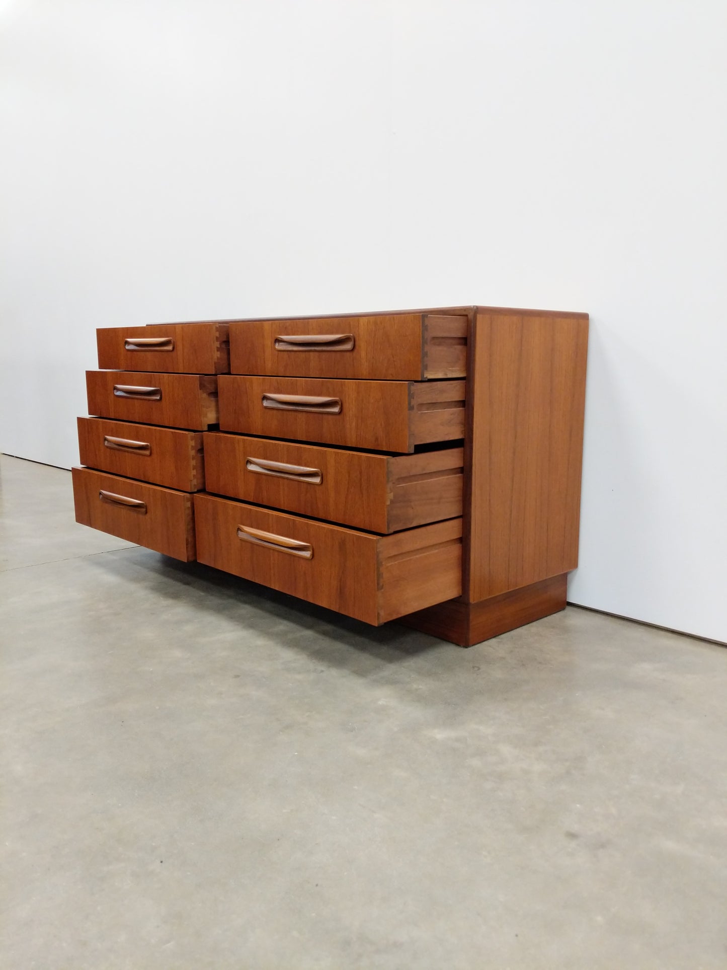 Vintage Mid Century Modern Teak Dresser by G Plan