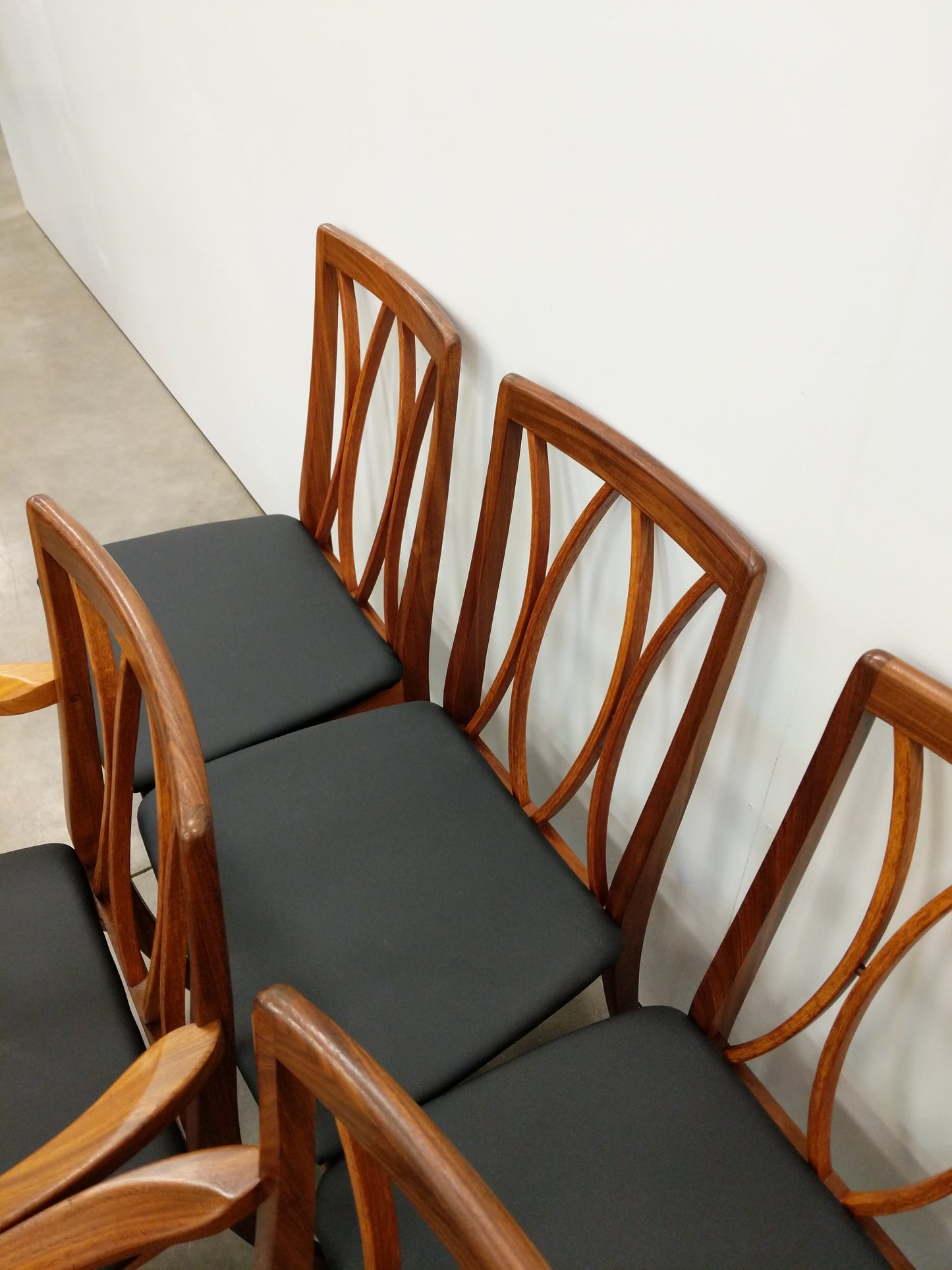 Set of 6 Vintage Mid Century Modern Dining Chairs by G Plan