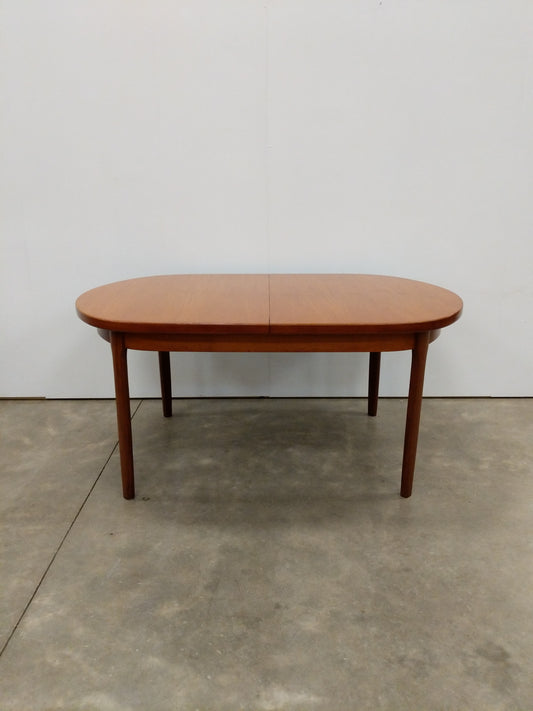 Vintage Mid Century Modern Teak Extendable Dining Table by Elliotts