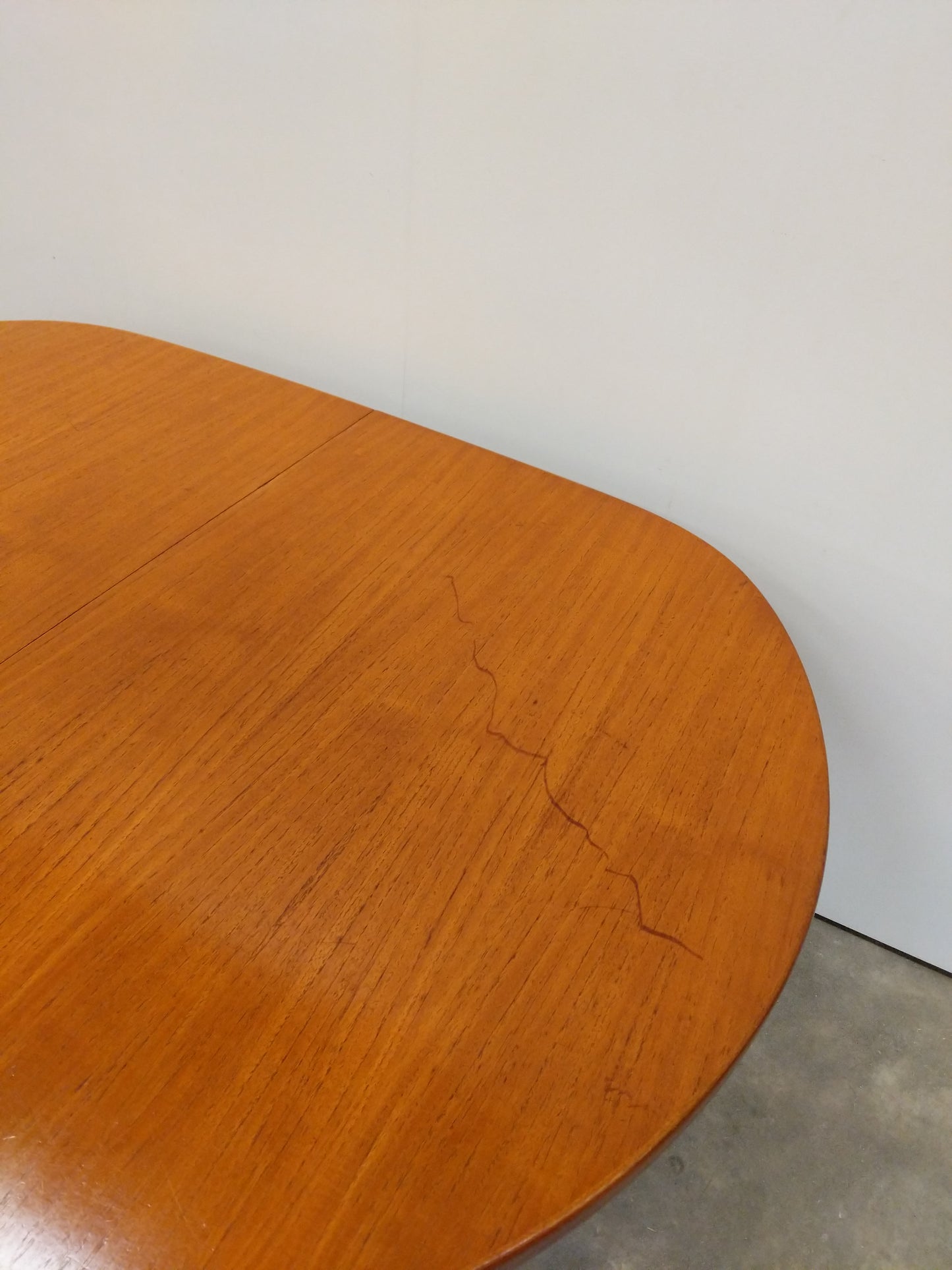 Vintage Mid Century Modern Teak Extendable Dining Table by Elliotts