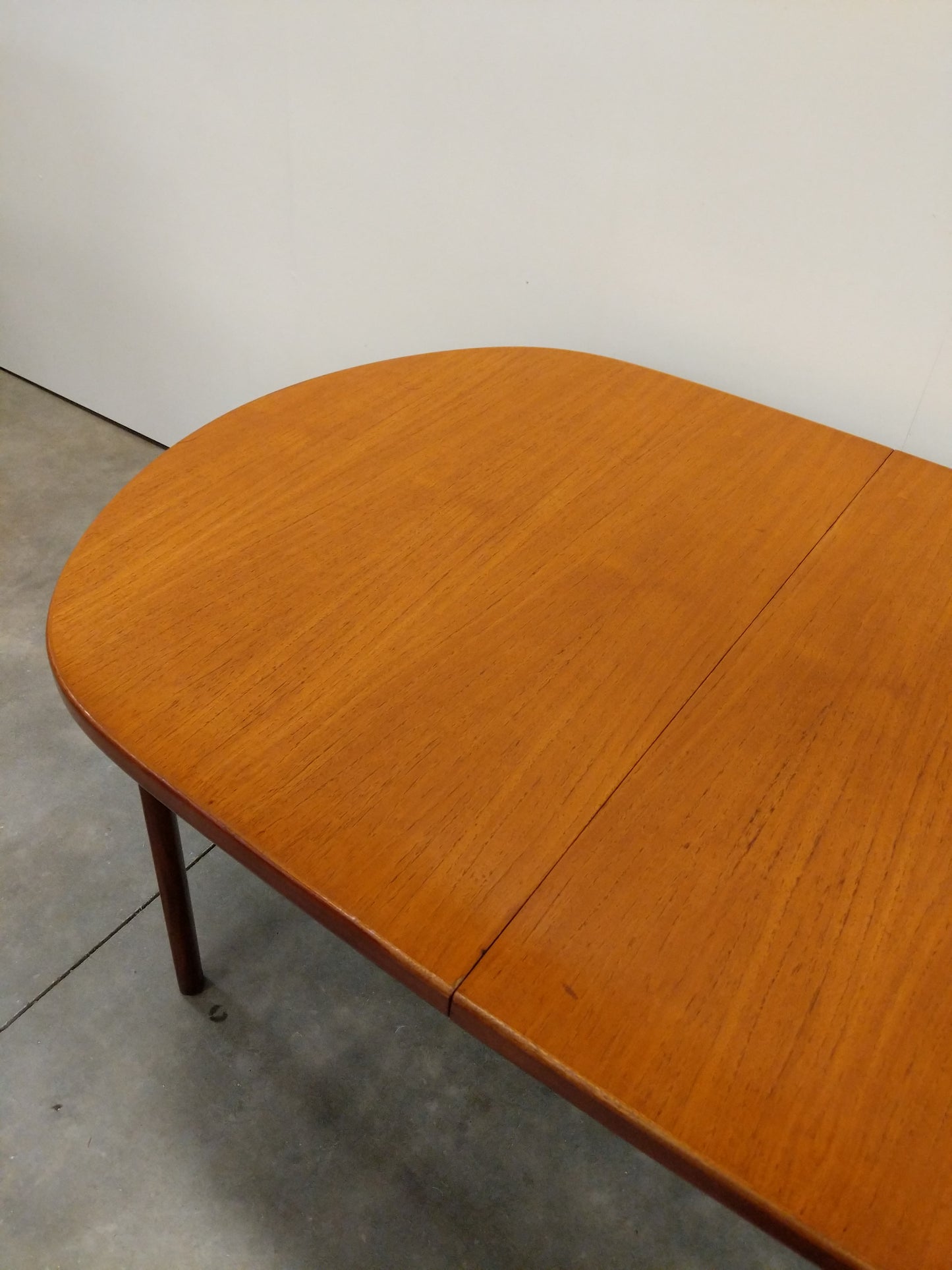 Vintage Mid Century Modern Teak Extendable Dining Table by Elliotts
