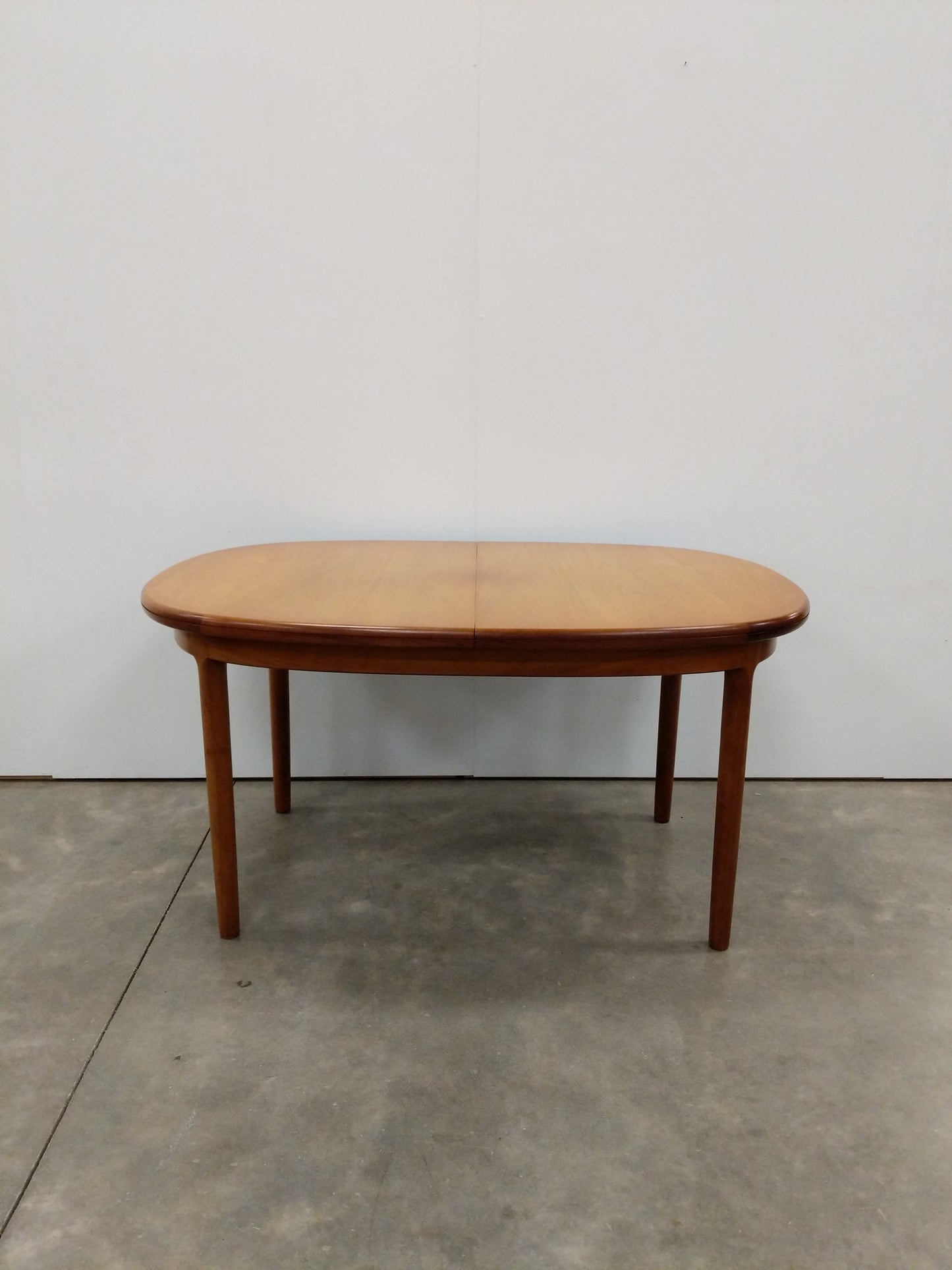 Vintage Mid Century Modern Teak Extendable Dining Table