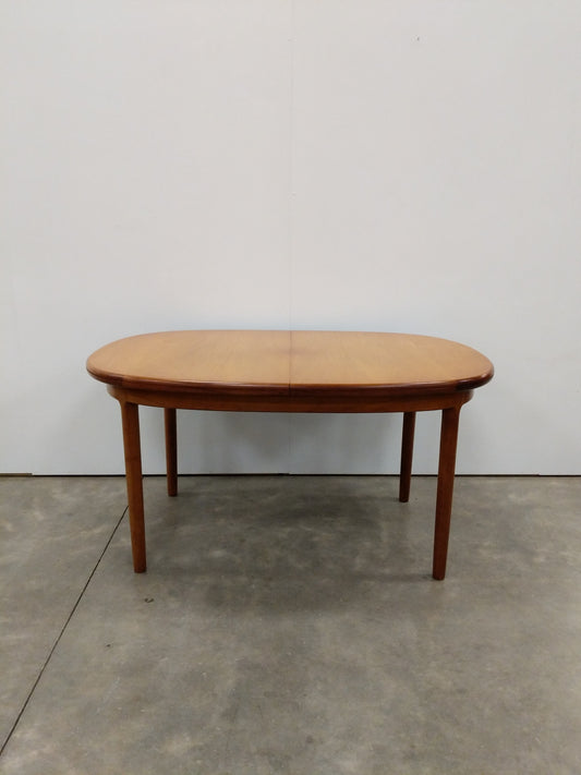 Vintage Mid Century Modern Teak Extendable Dining Table