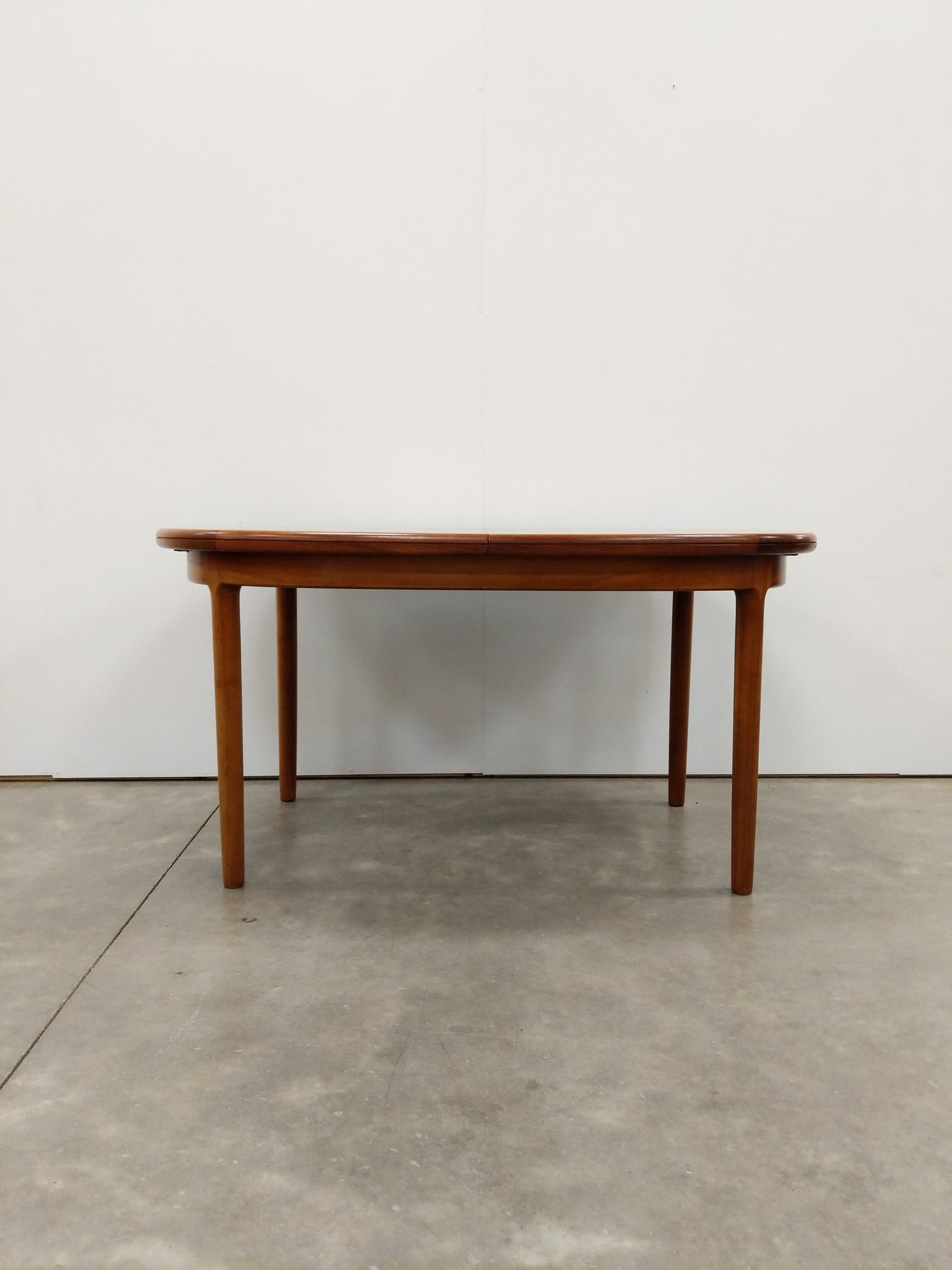 Vintage Mid Century Modern Teak Extendable Dining Table