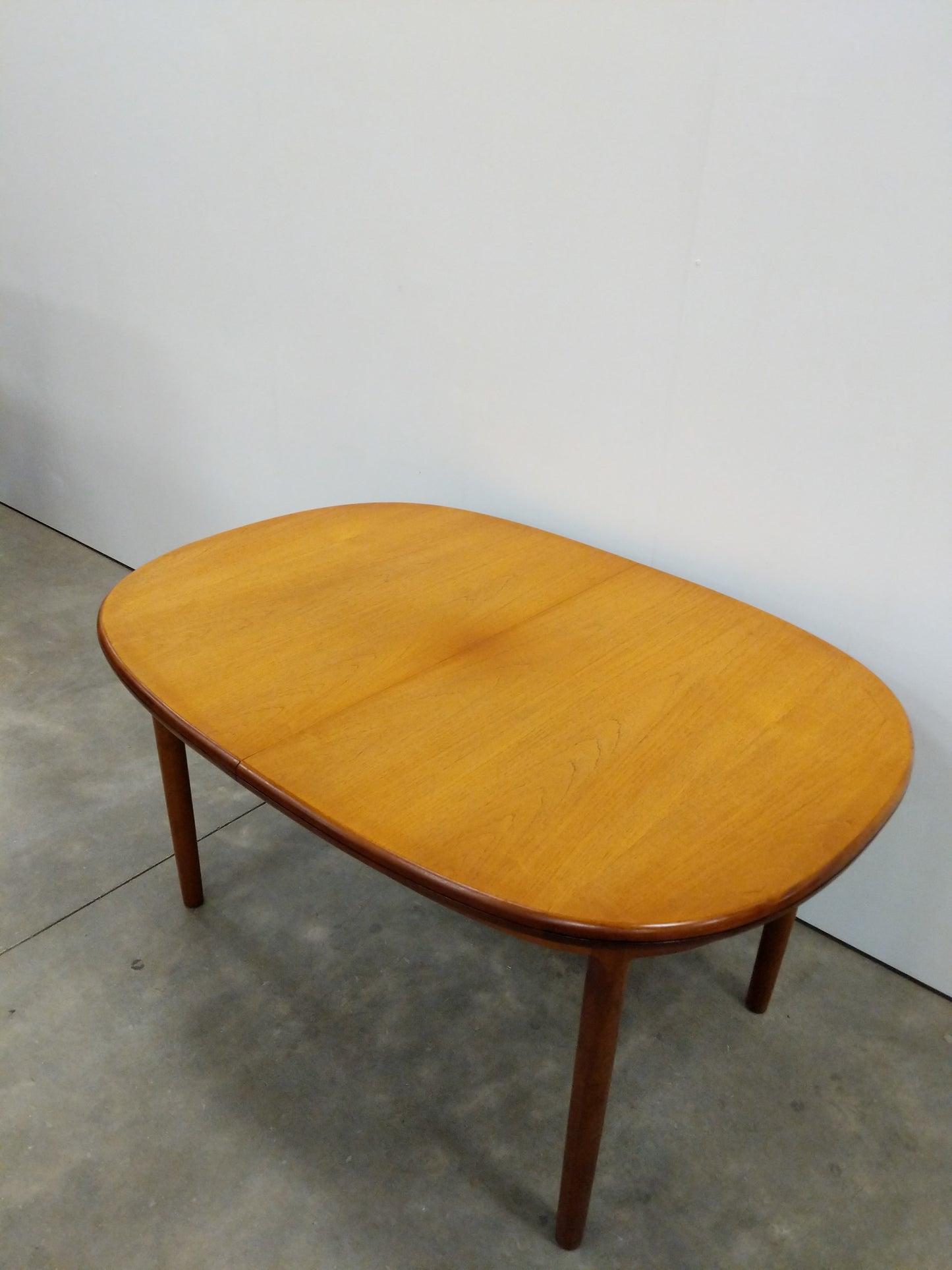 Vintage Mid Century Modern Teak Extendable Dining Table