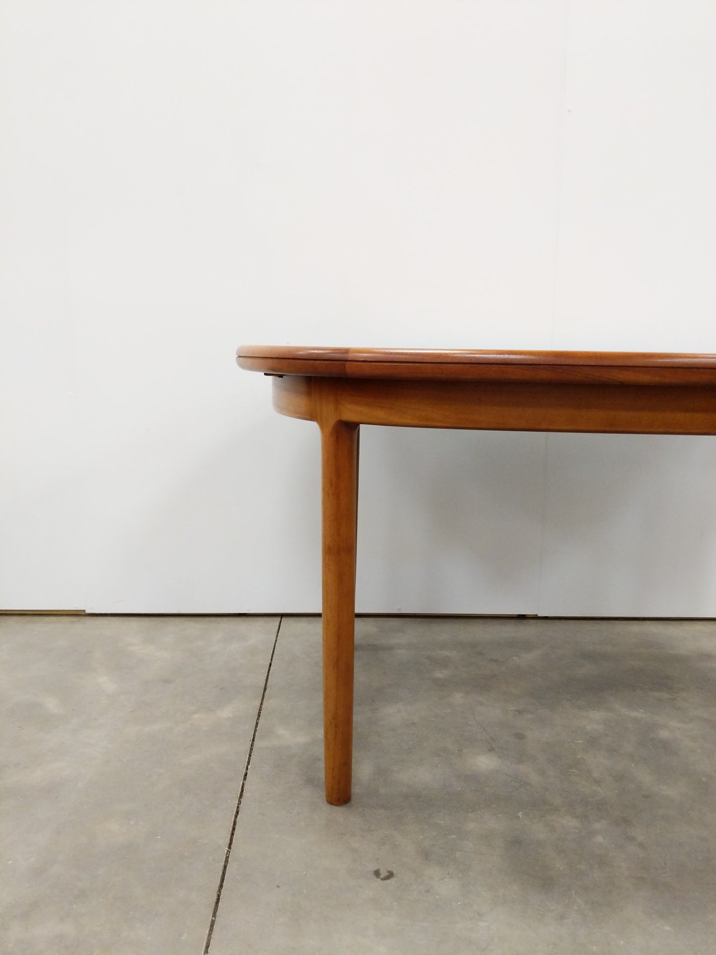Vintage Mid Century Modern Teak Extendable Dining Table