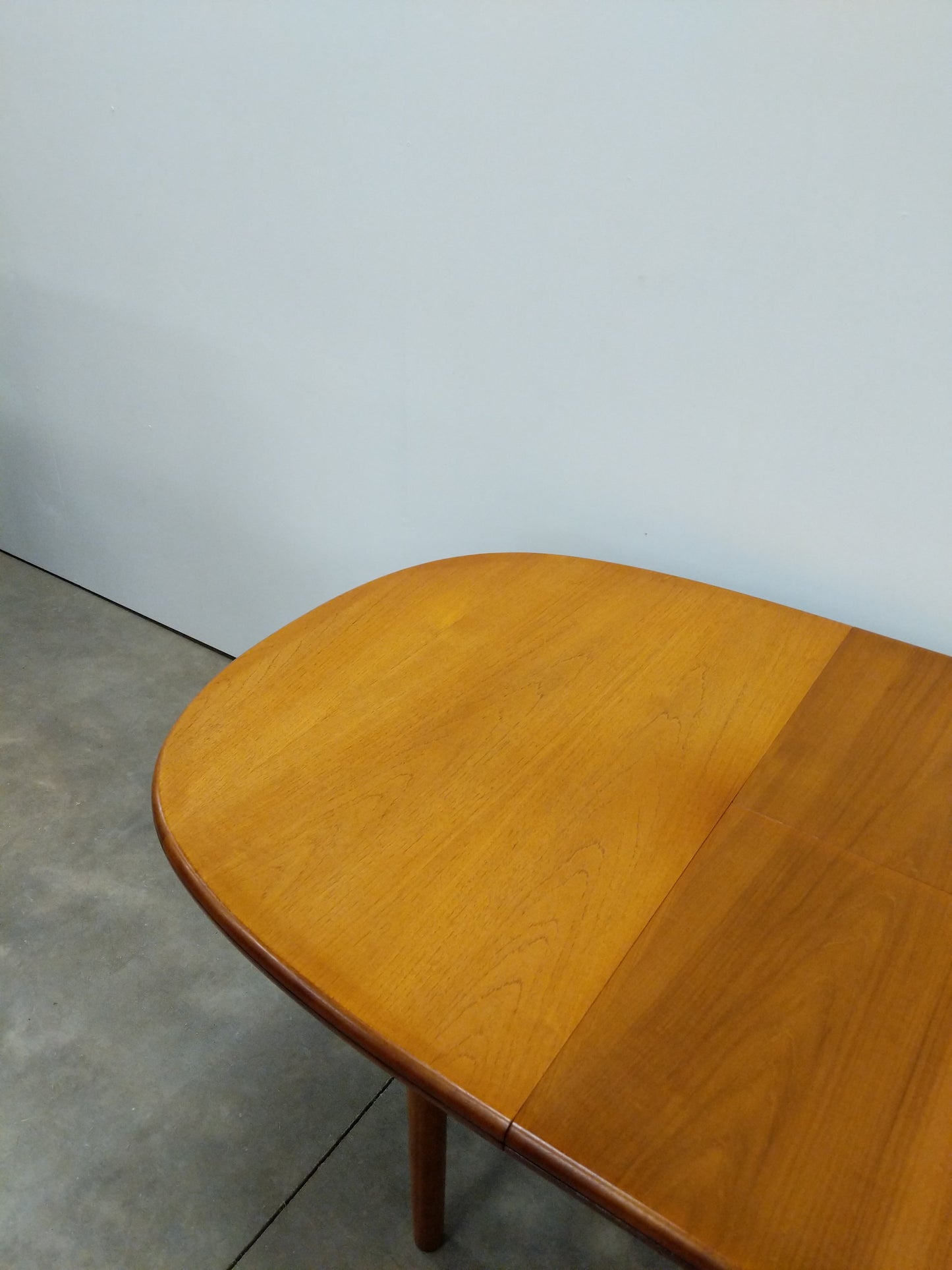 Vintage Mid Century Modern Teak Extendable Dining Table