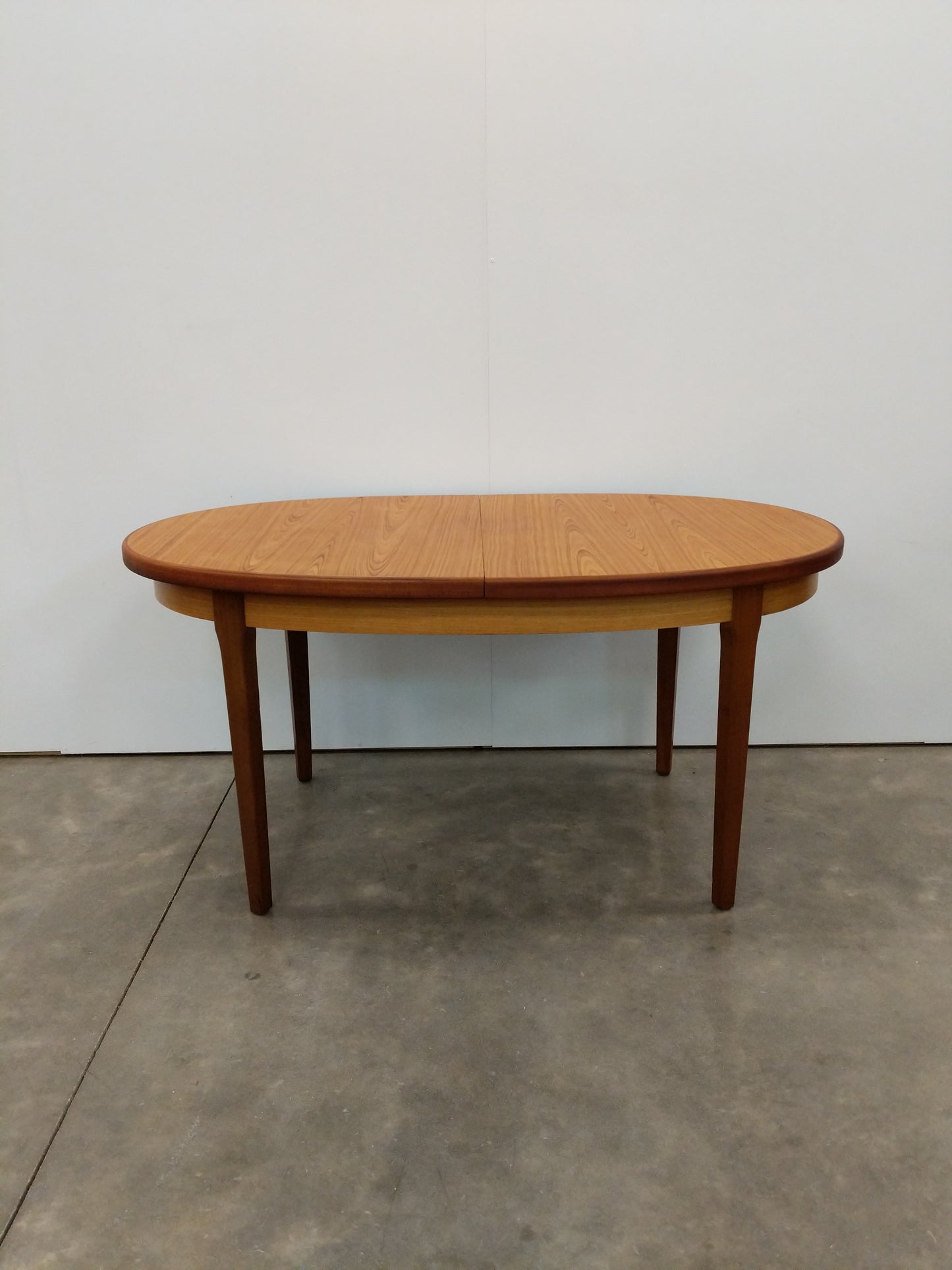 Vintage Mid Century Modern Teak Extendable Dining Table