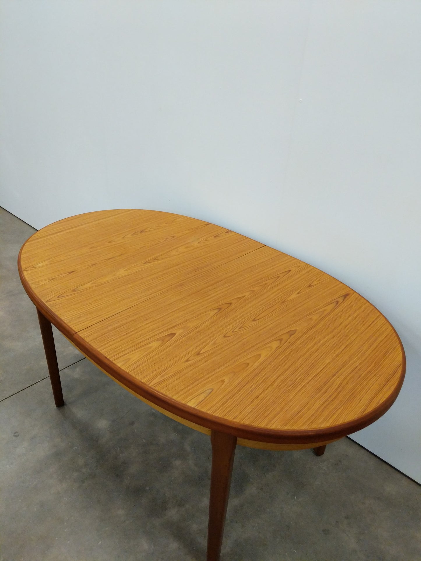 Vintage Mid Century Modern Teak Extendable Dining Table