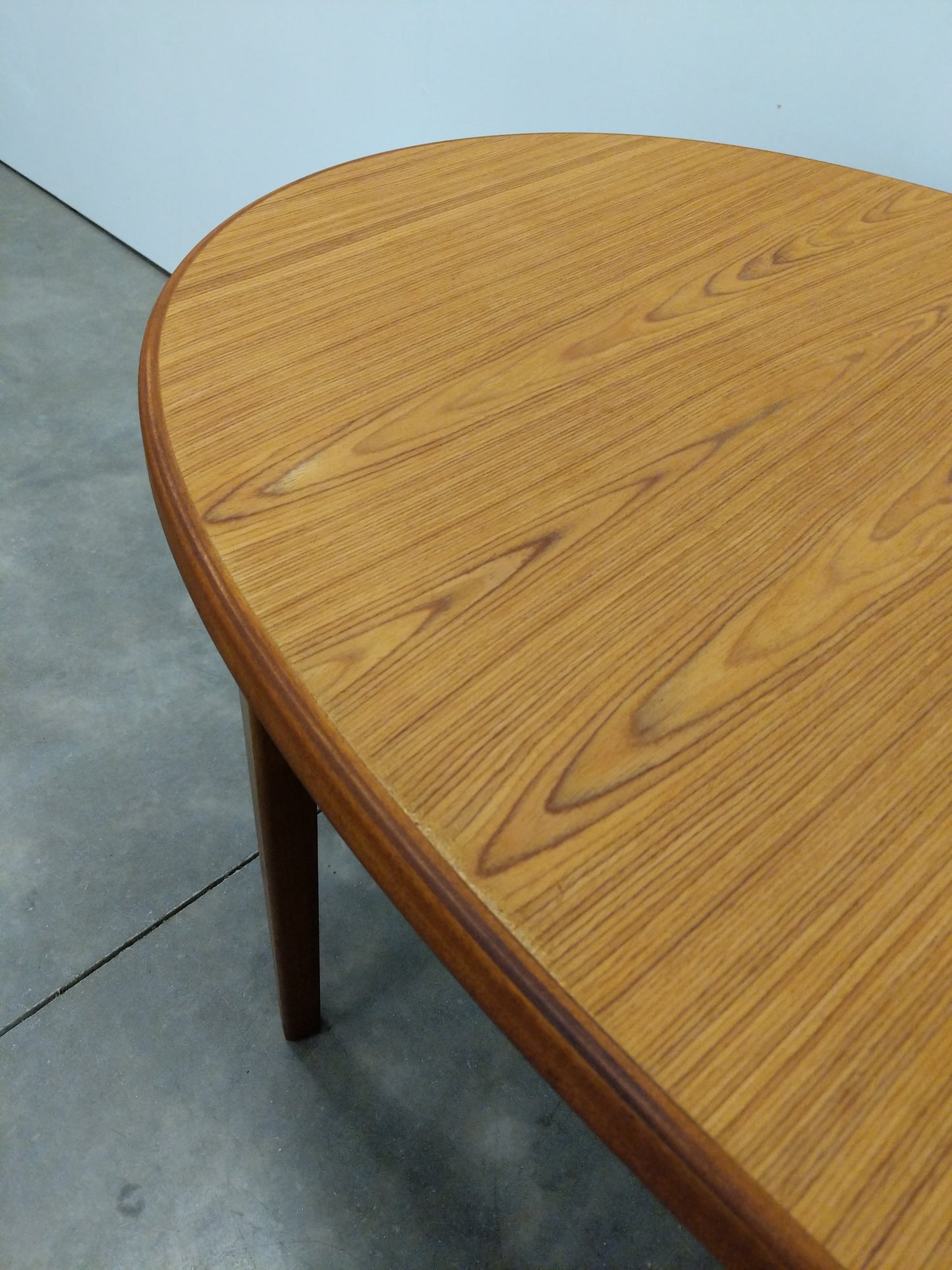 Vintage Mid Century Modern Teak Extendable Dining Table