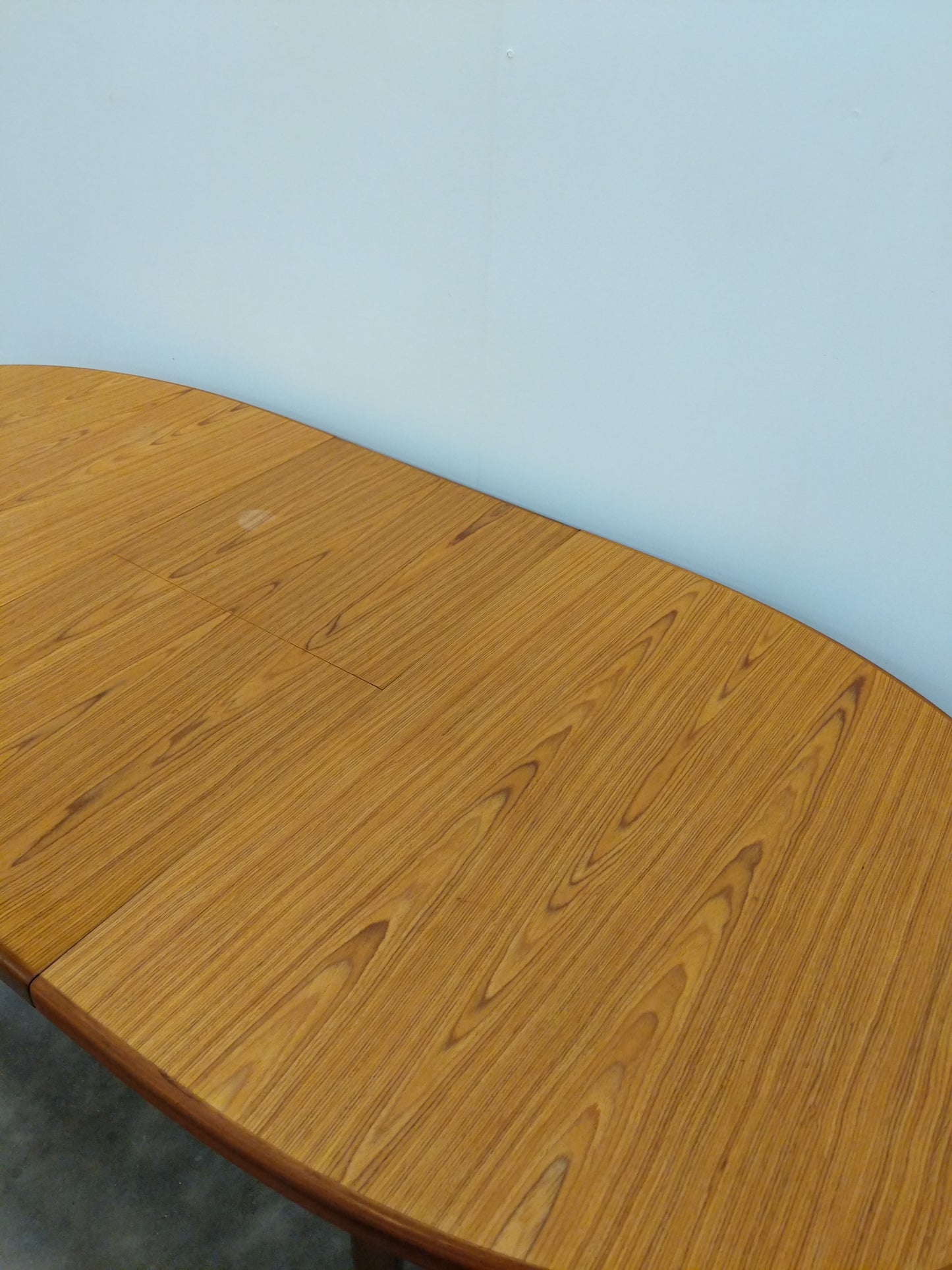 Vintage Mid Century Modern Teak Extendable Dining Table