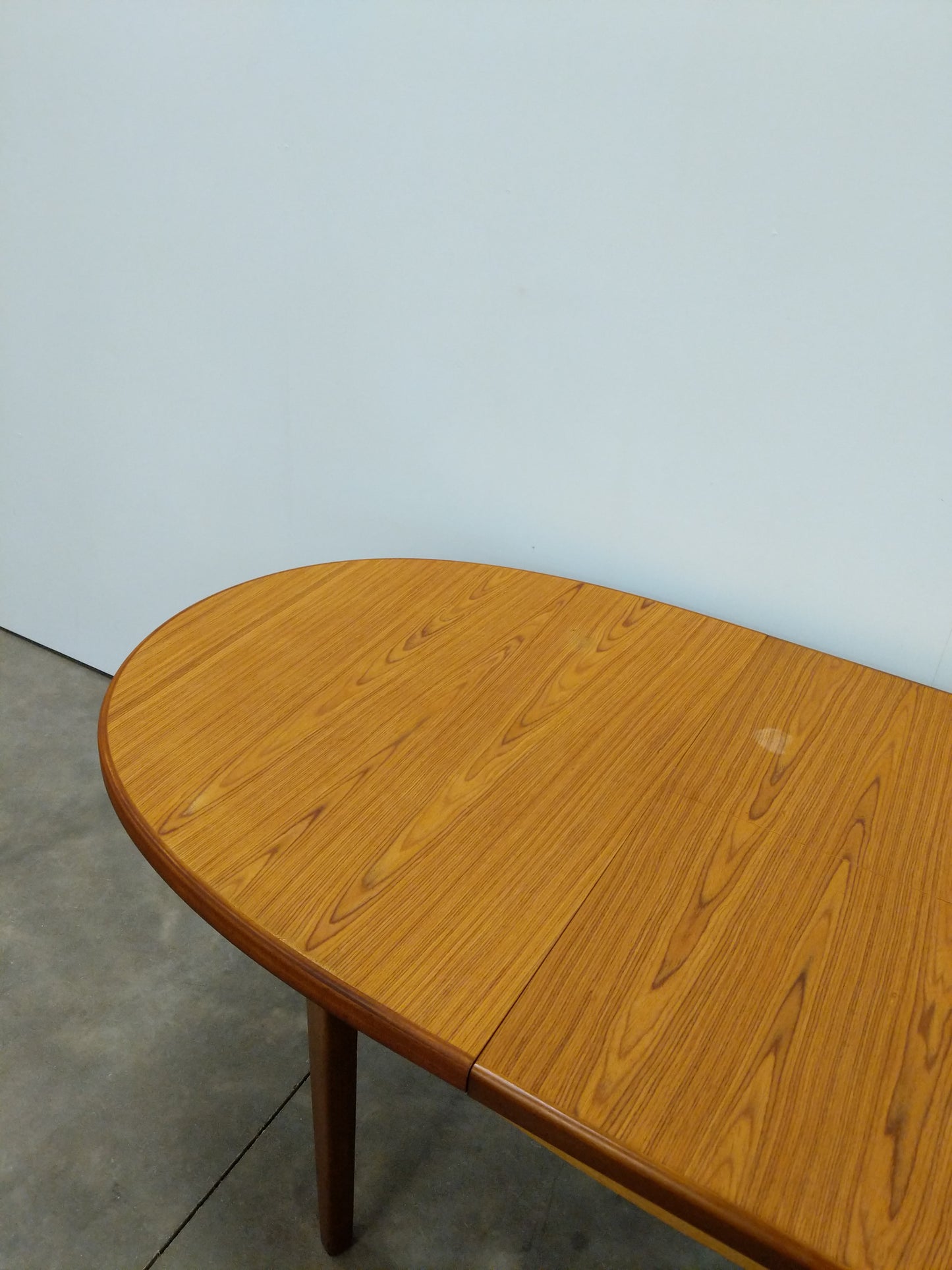 Vintage Mid Century Modern Teak Extendable Dining Table