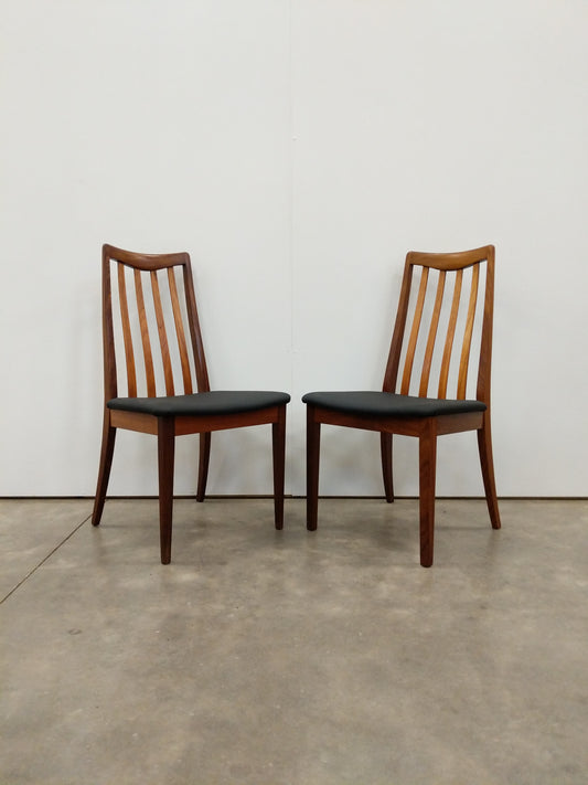 Pair of Vintage Mid Century Modern Dining Chairs by G Plan