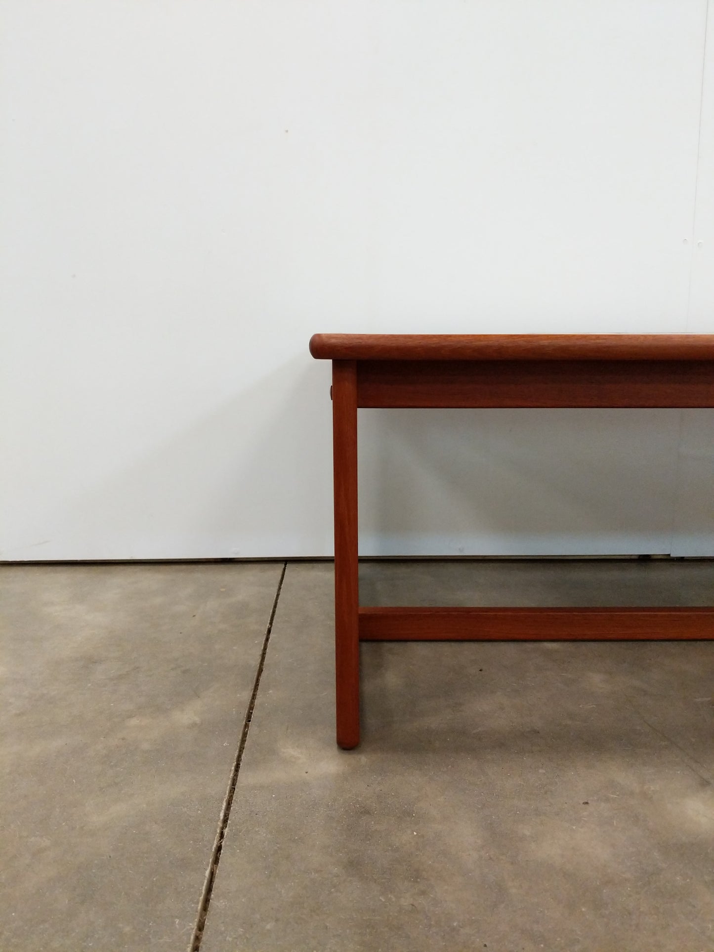 Vintage Danish Modern Teak and Tile Coffee Table by Toften