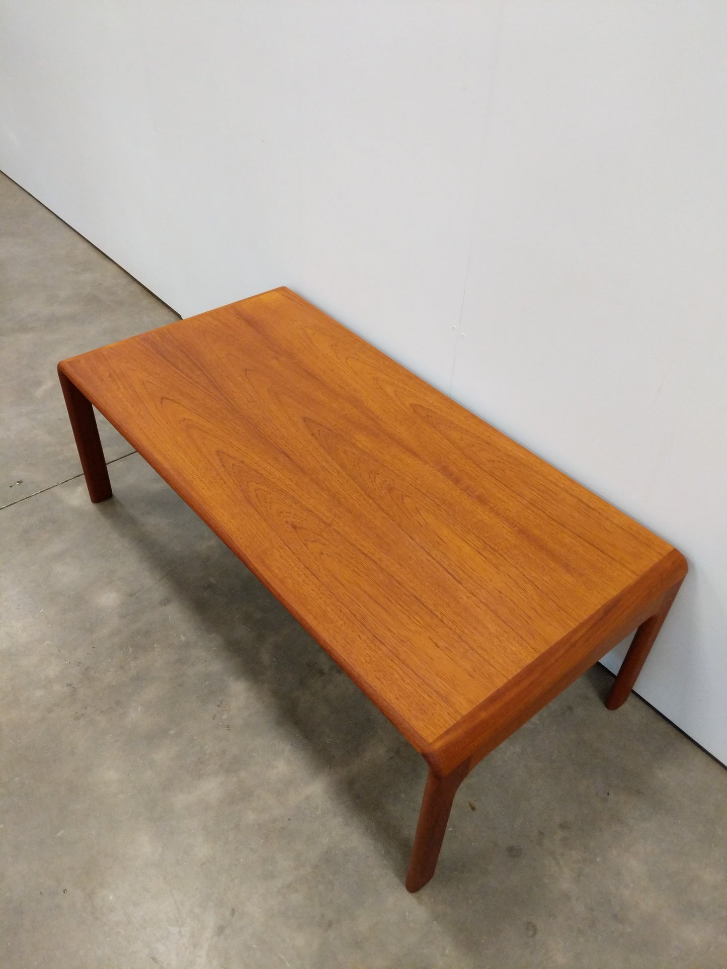Vintage Mid Century Modern Teak Coffee Table by O'Donnell