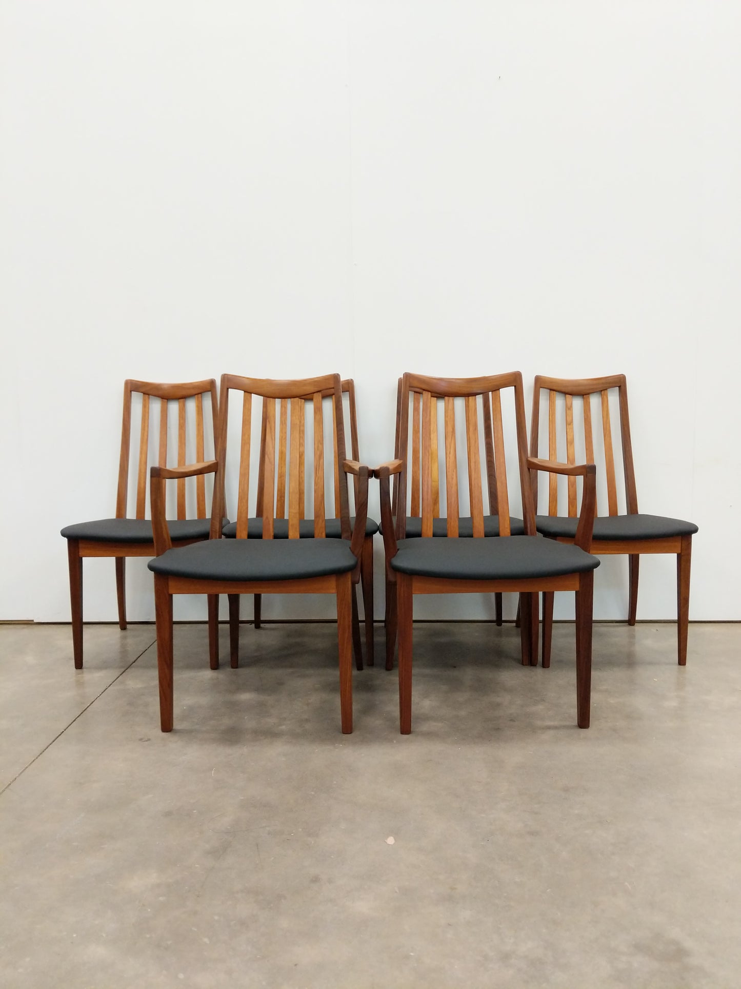 Set of 6 Vintage Mid Century Modern Dining Chairs by G Plan