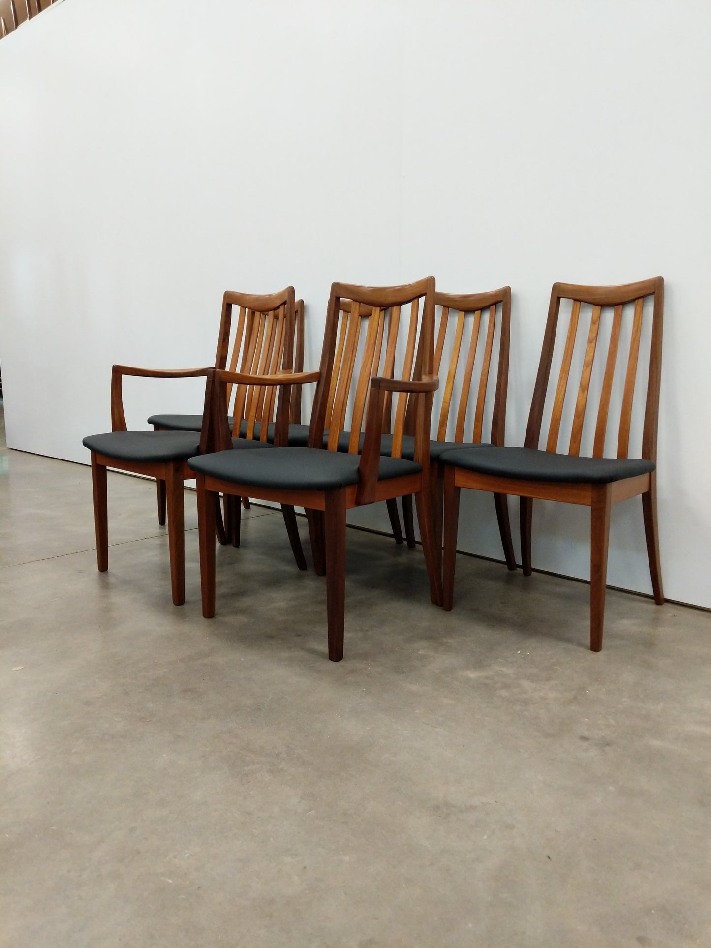 Set of 6 Vintage Mid Century Modern Dining Chairs by G Plan