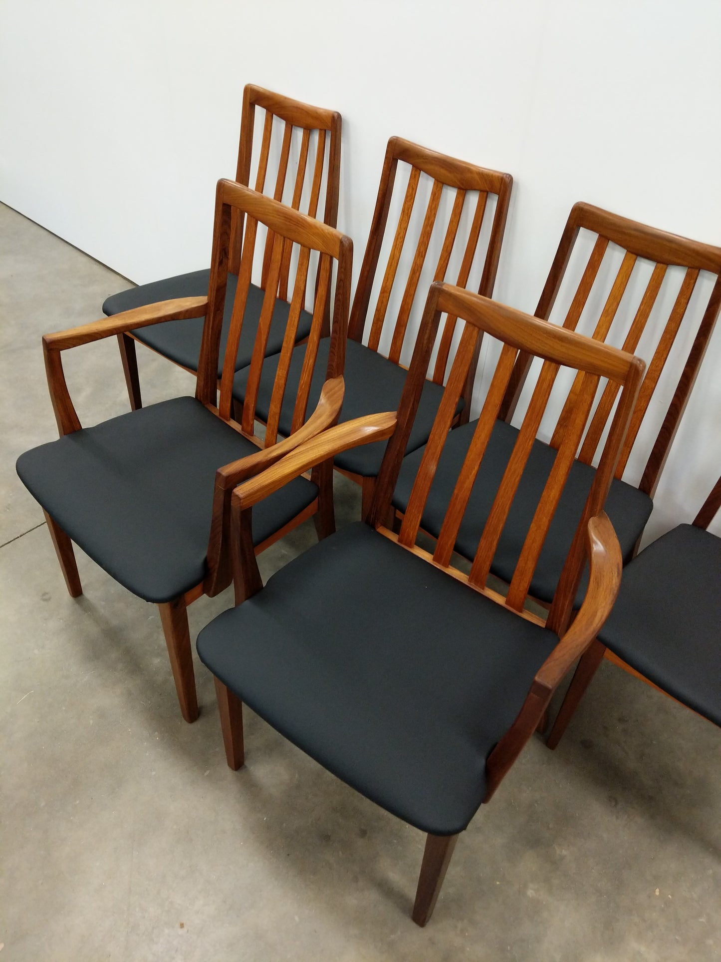 Set of 6 Vintage Mid Century Modern Dining Chairs by G Plan