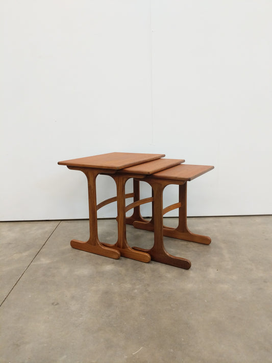 Set of Vintage Mid Century Modern Teak Nesting Tables by G Plan
