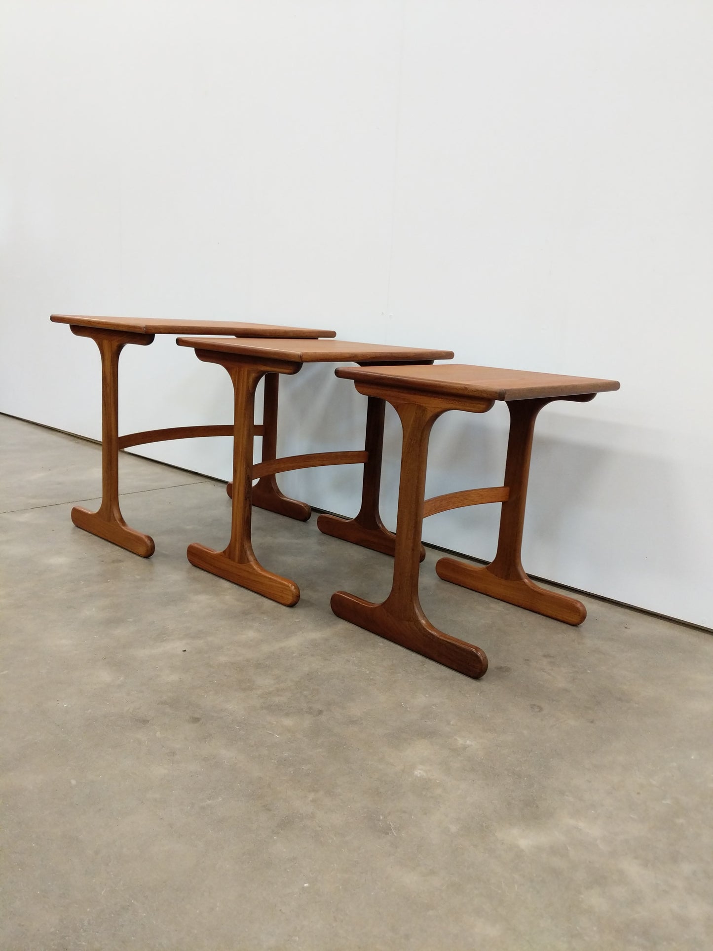 Set of Vintage Mid Century Modern Teak Nesting Tables by G Plan