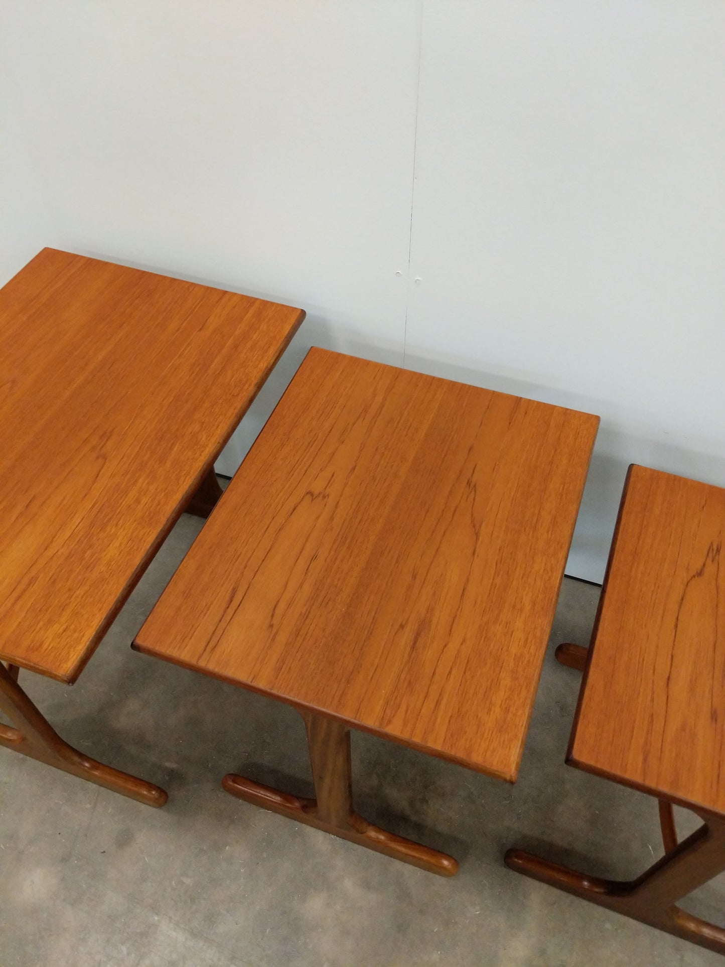 Set of Vintage Mid Century Modern Teak Nesting Tables by G Plan