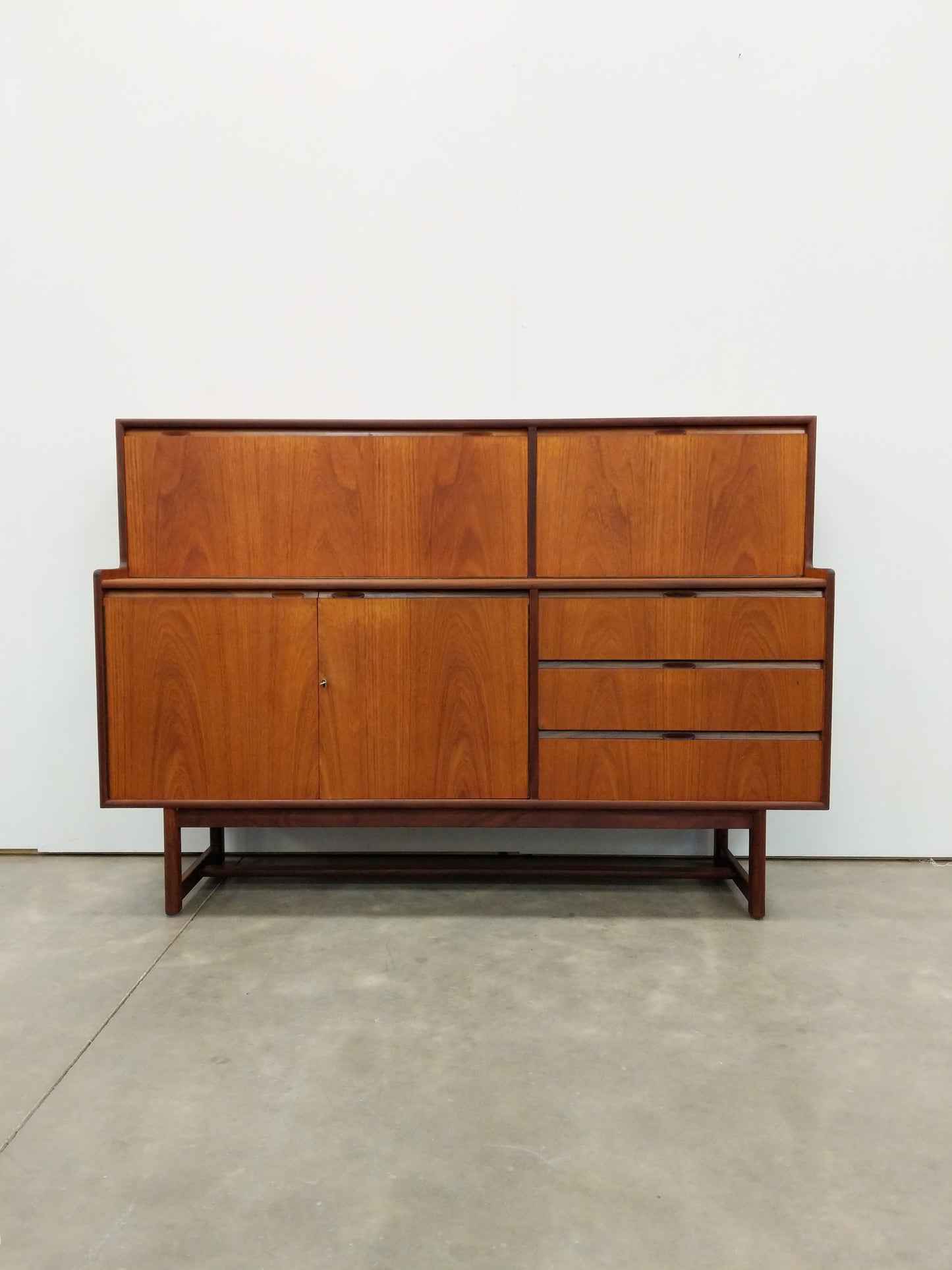 Vintage Mid Century Modern Teak Sideboard by Turnidge