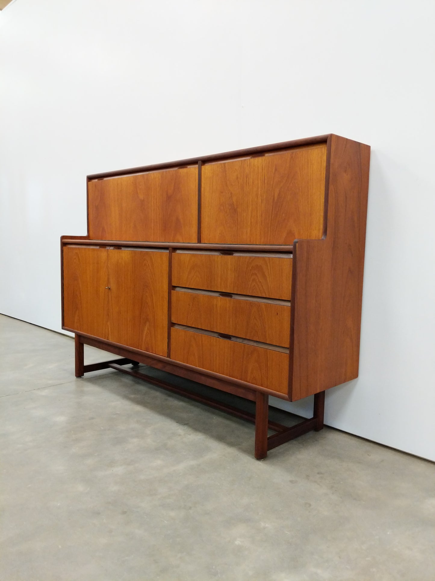 Vintage Mid Century Modern Teak Sideboard by Turnidge