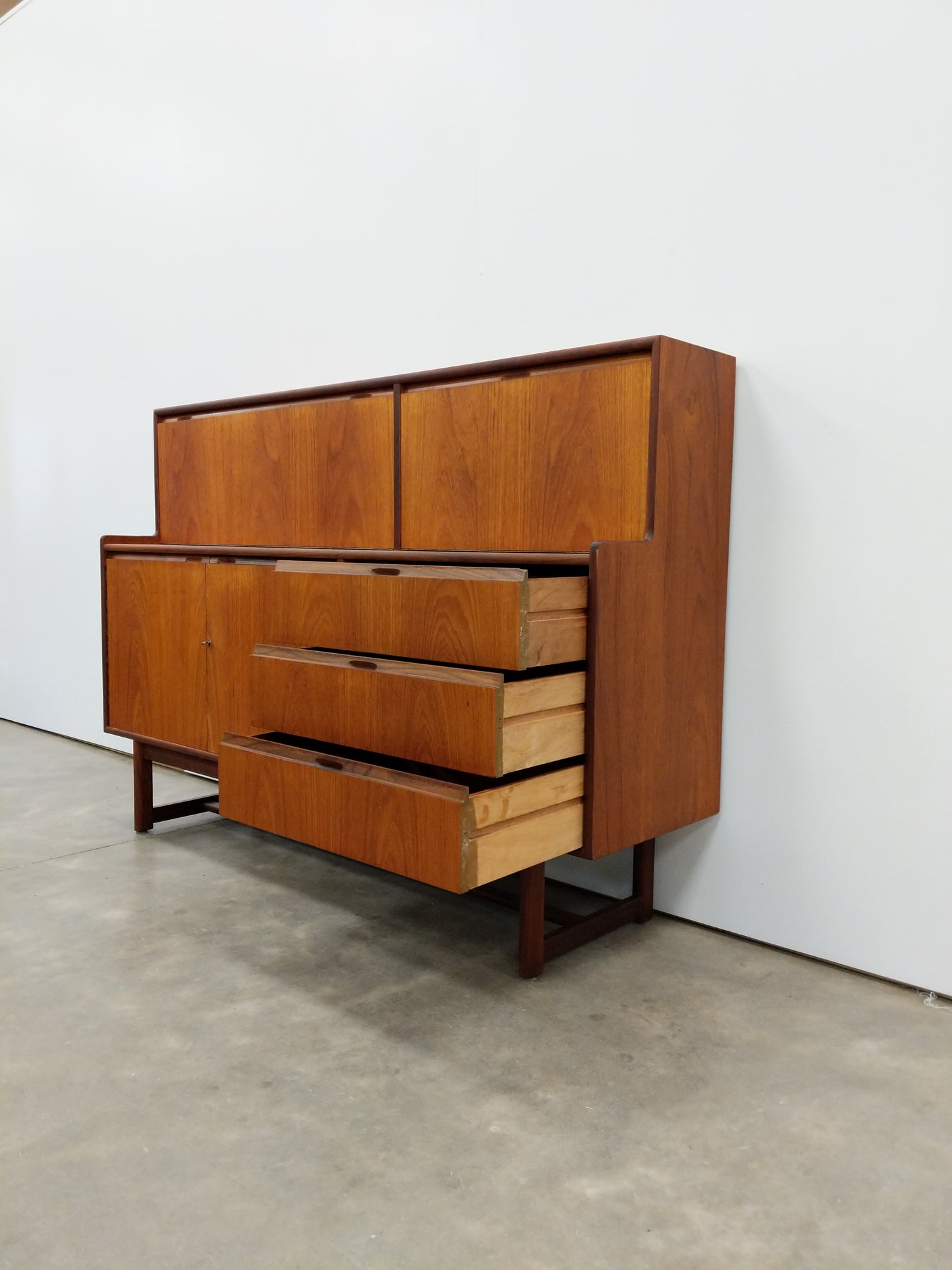 Vintage Mid Century Modern Teak Sideboard by Turnidge