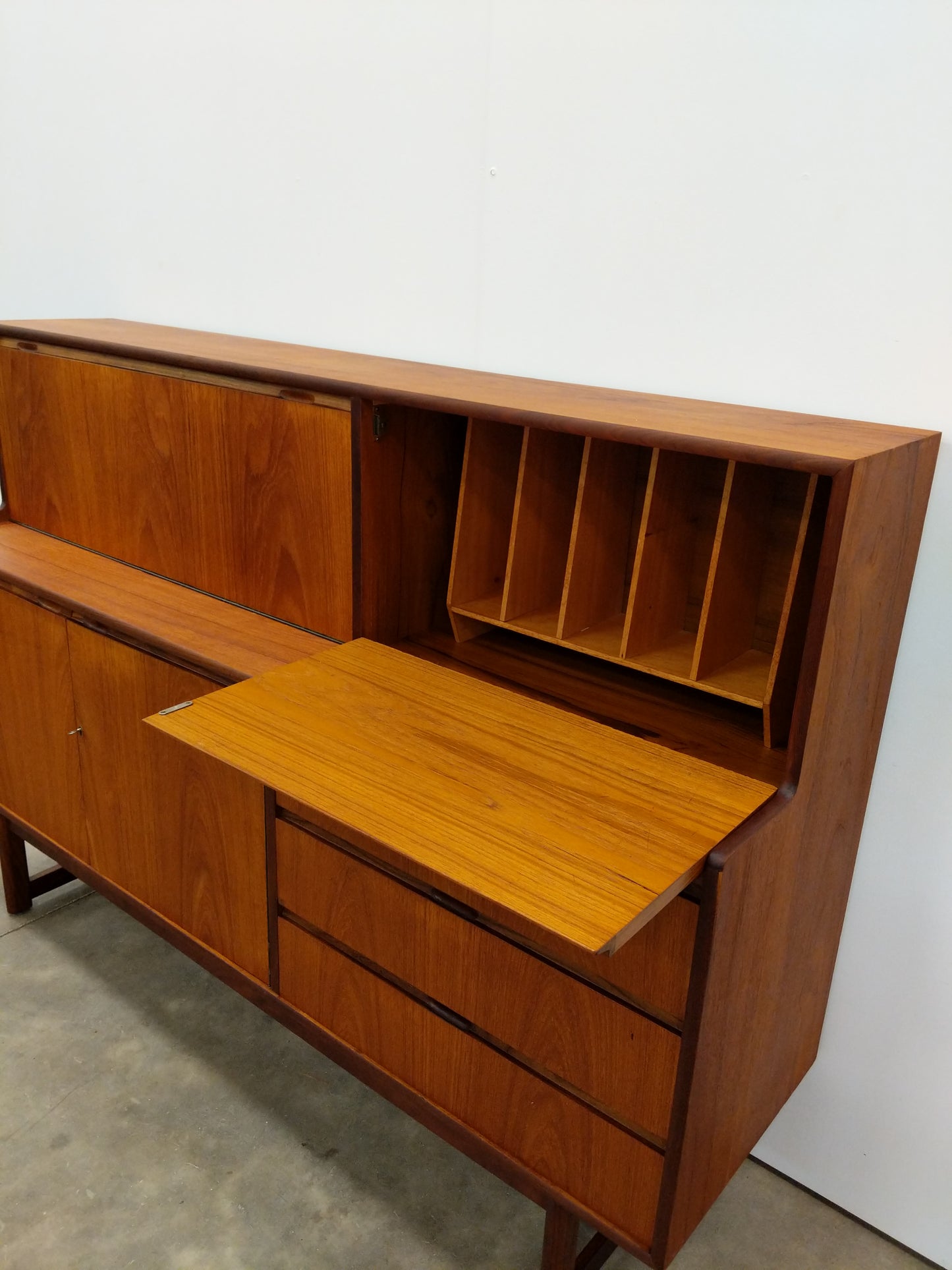 Vintage Mid Century Modern Teak Sideboard by Turnidge