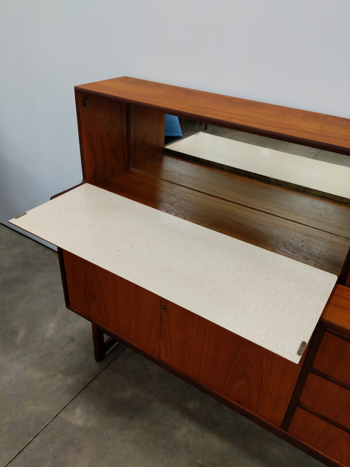 Vintage Mid Century Modern Teak Sideboard by Turnidge