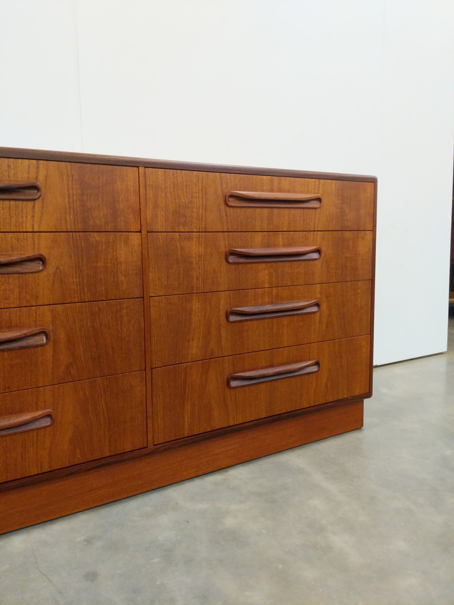 Vintage Mid Century Modern Teak Dresser by G Plan