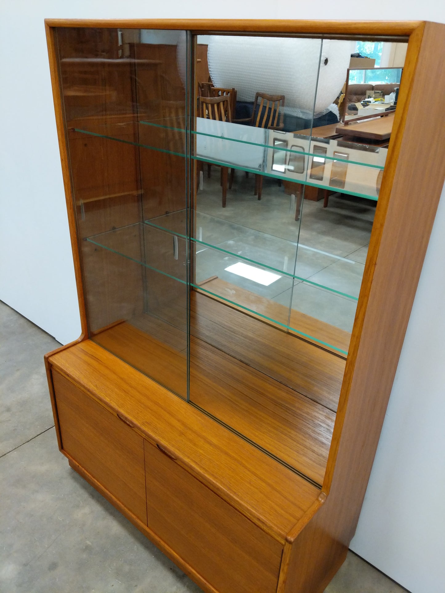 Vintage Mid Century Modern Teak Cabinet by Turnidge of London