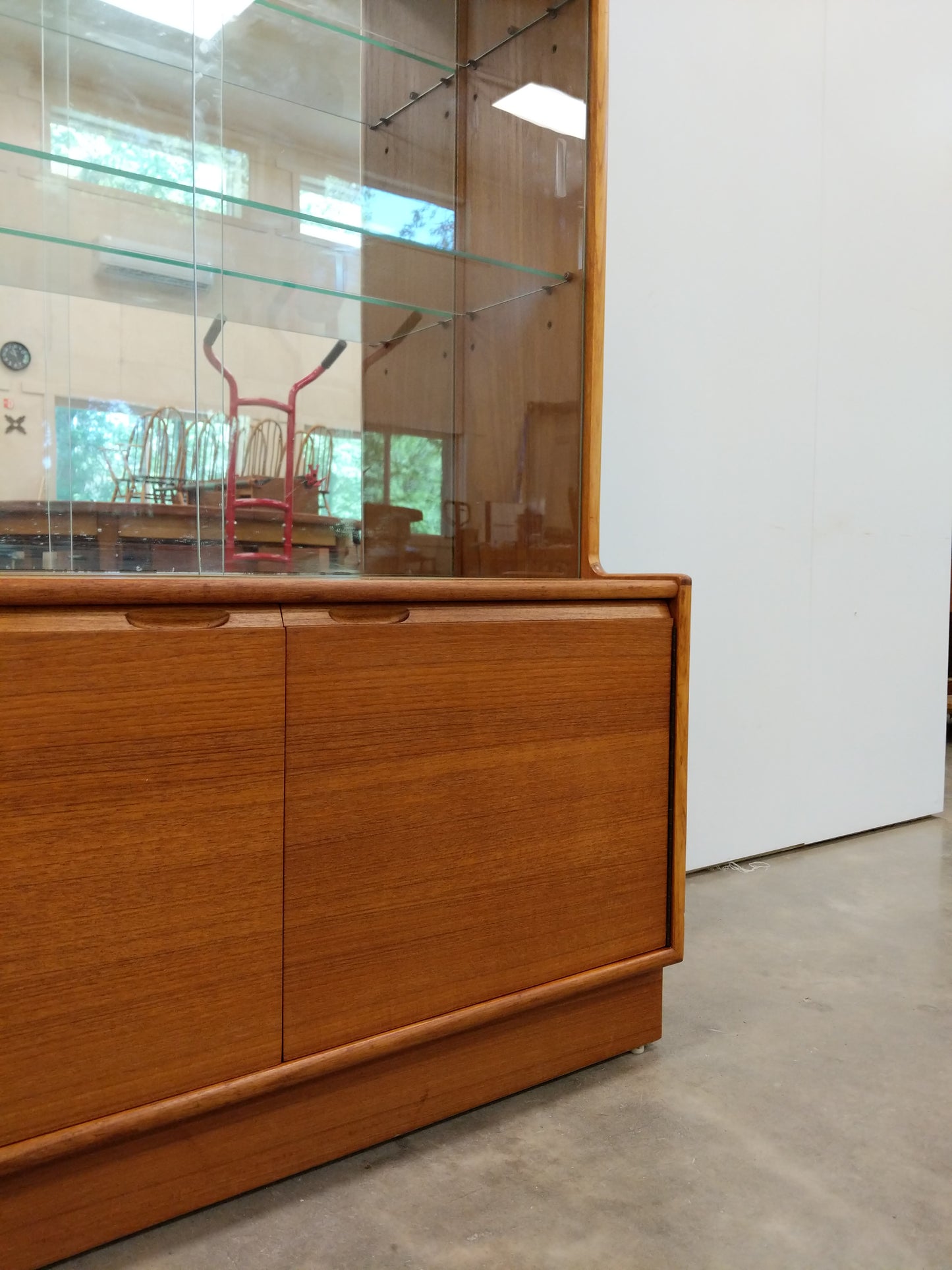 Vintage Mid Century Modern Teak Cabinet by Turnidge of London