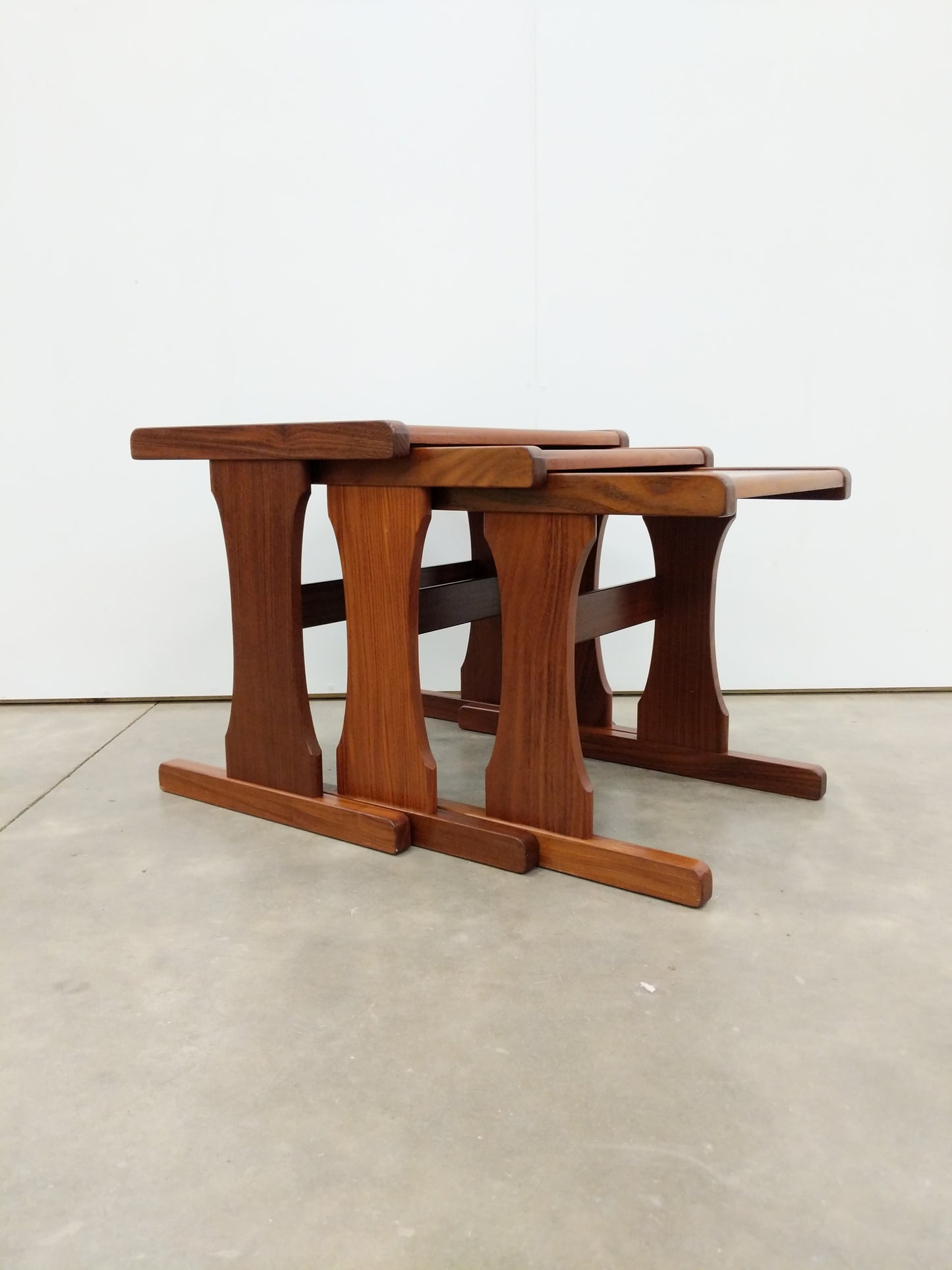 Set of Vintage Mid Century Modern Teak Nesting Tables by G Plan